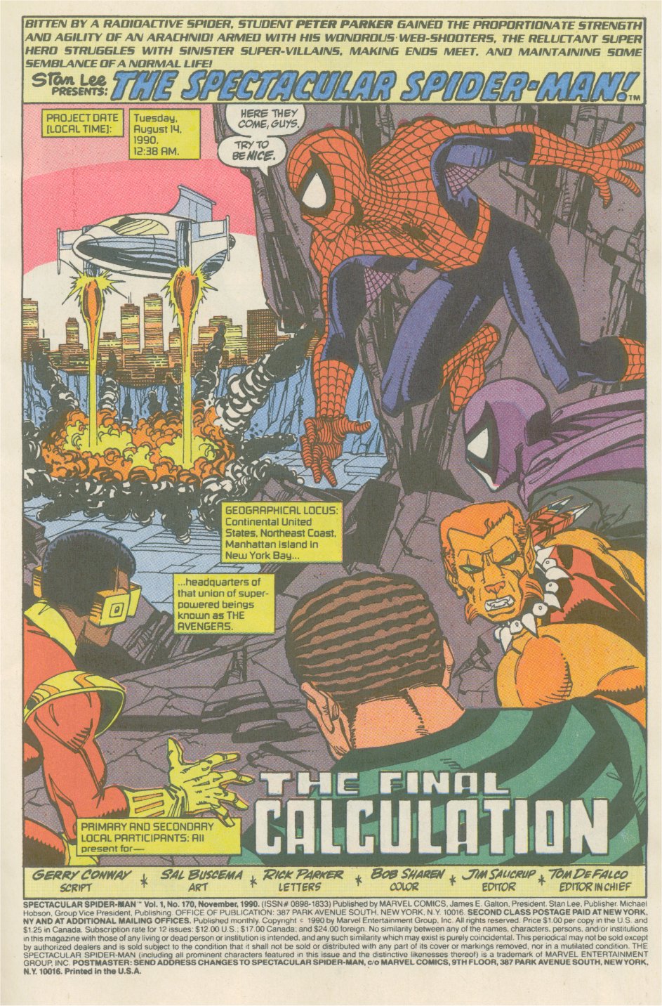 Read online The Spectacular Spider-Man (1976) comic -  Issue #170 - 2