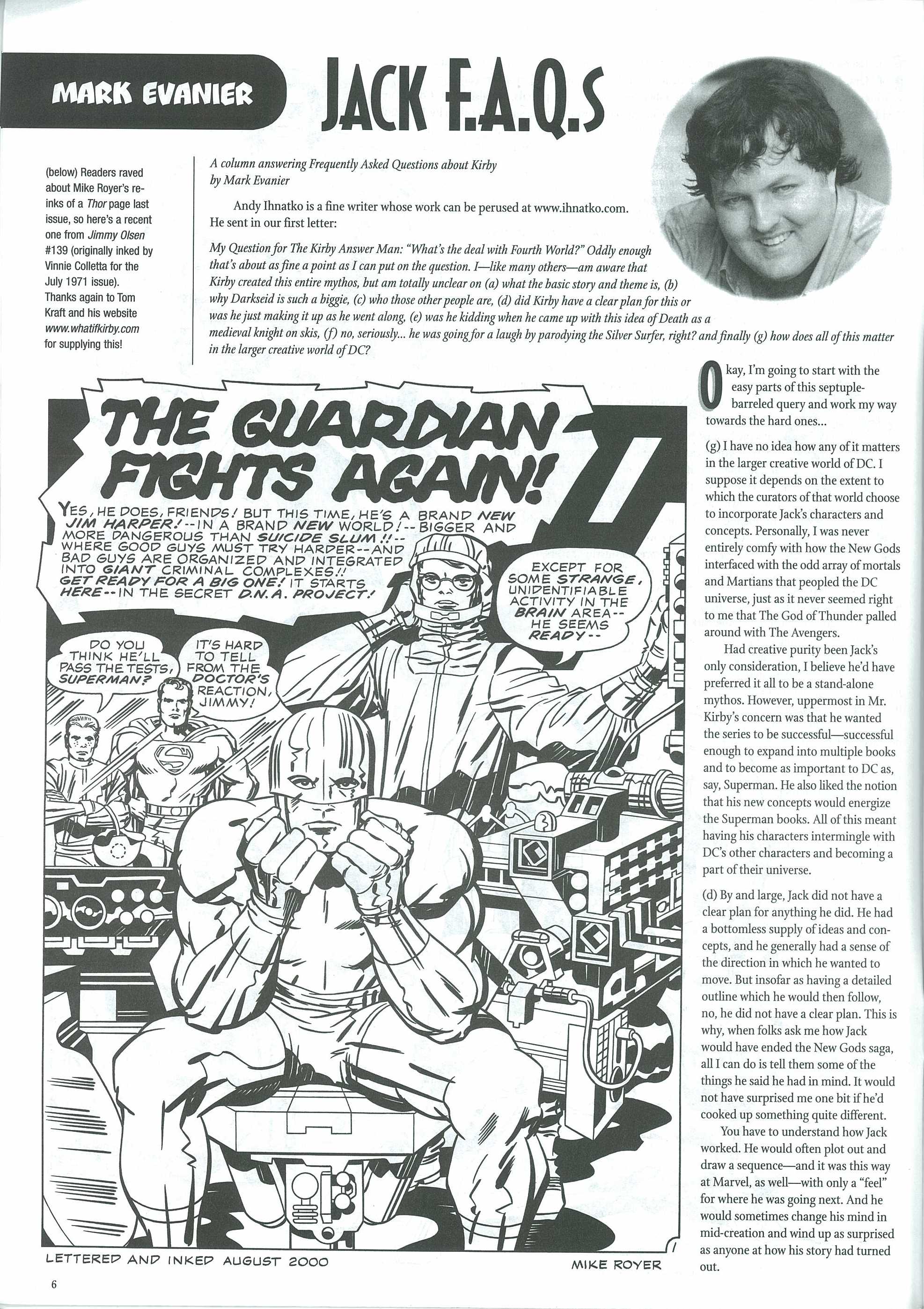 Read online The Jack Kirby Collector comic -  Issue #32 - 8