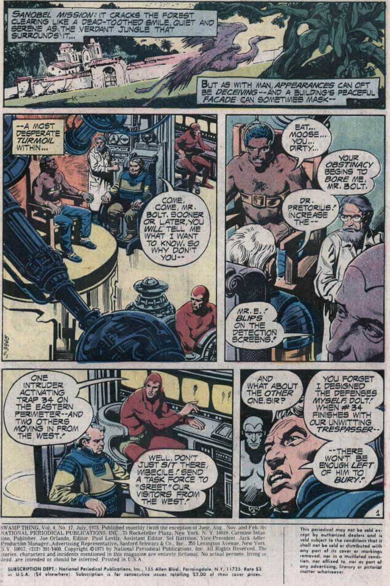Read online Swamp Thing (1972) comic -  Issue #17 - 2