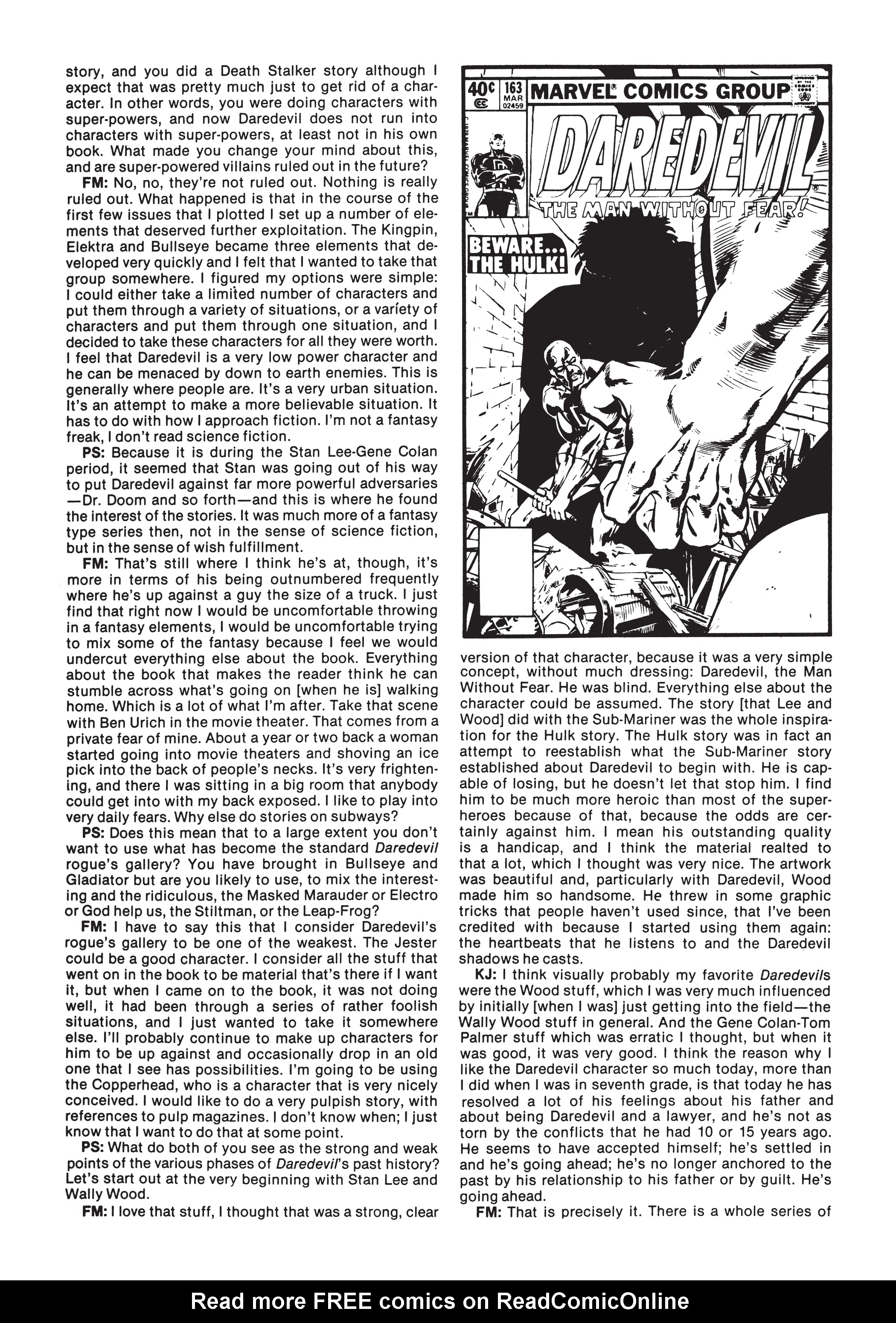 Read online Marvel Masterworks: Daredevil comic -  Issue # TPB 16 (Part 3) - 96