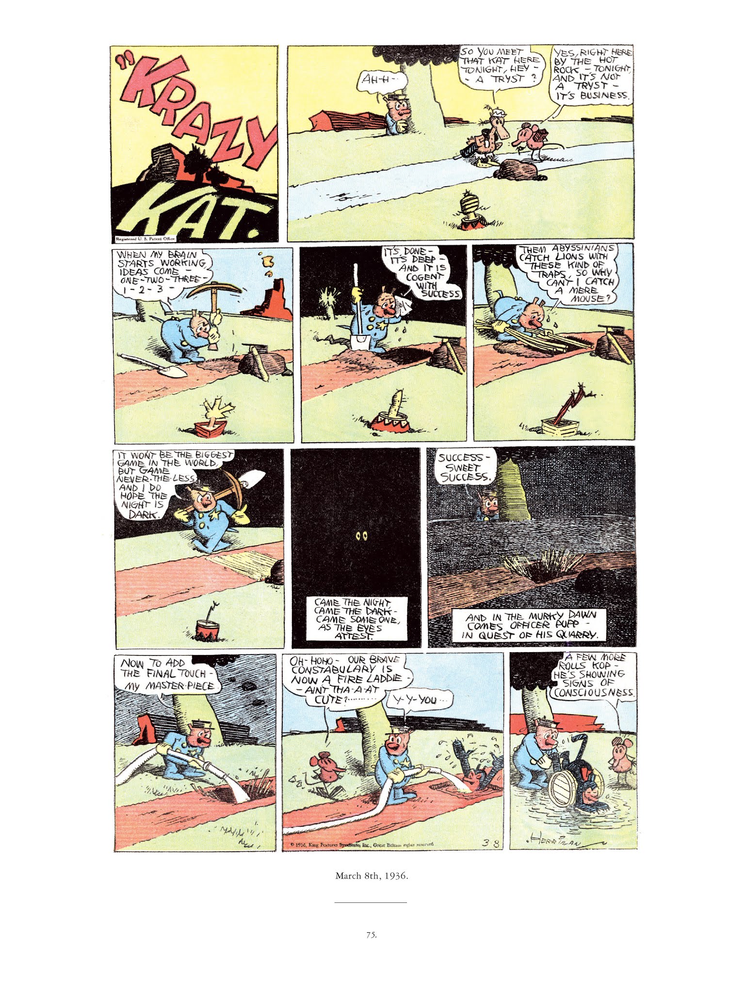 Read online Krazy & Ignatz comic -  Issue # TPB 9 - 73