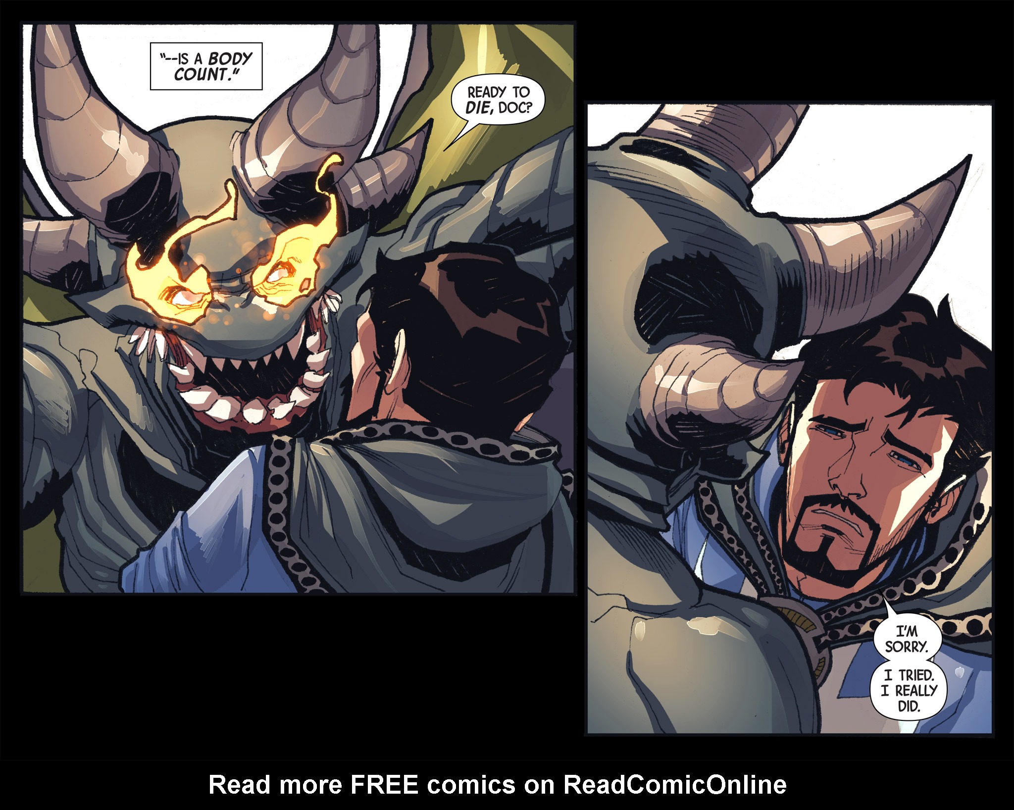 Read online Doctor Strange/Punisher: Magic Bullets Infinite Comic comic -  Issue #6 - 69