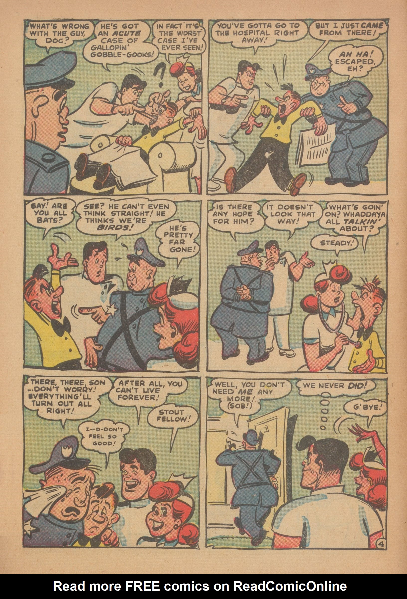 Read online Nellie The Nurse (1945) comic -  Issue #34 - 6