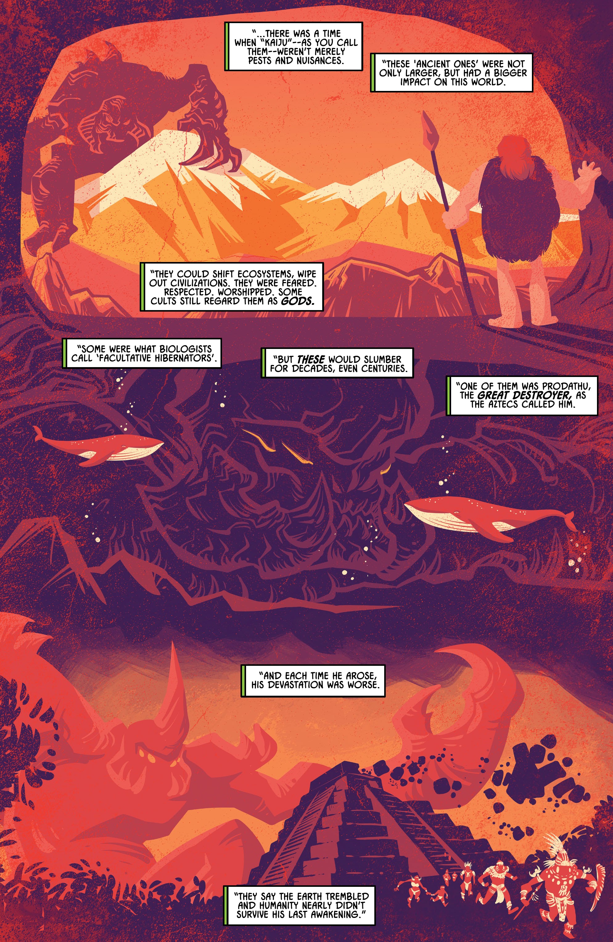 Read online Kaiju Score: Steal From the Gods comic -  Issue #1 - 14