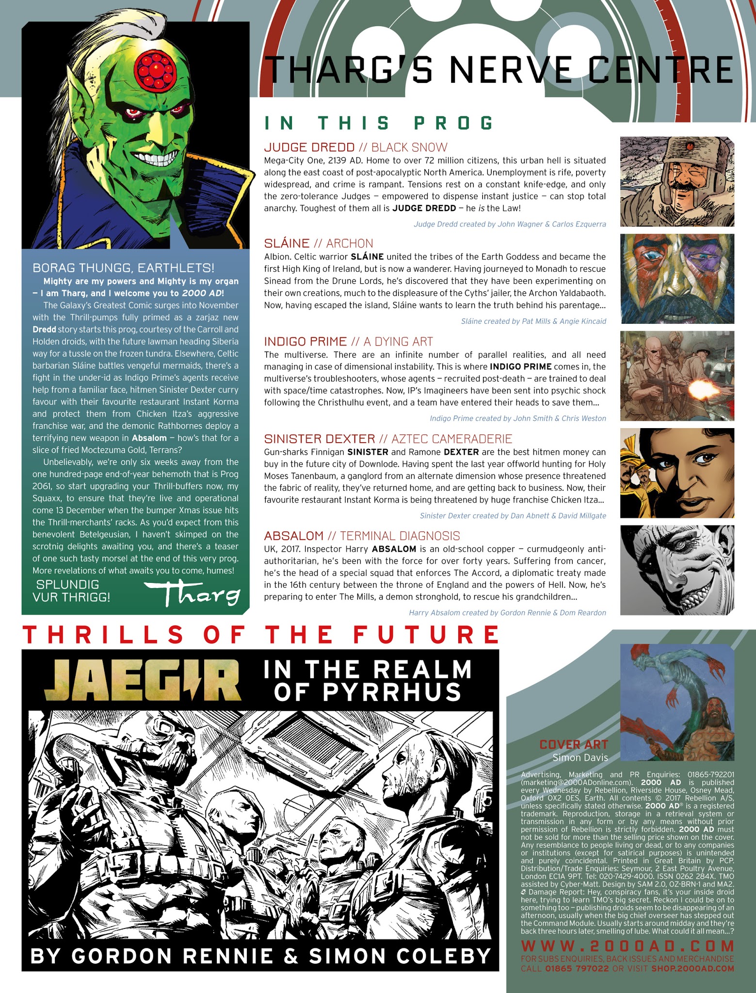 Read online 2000 AD comic -  Issue #2055 - 2