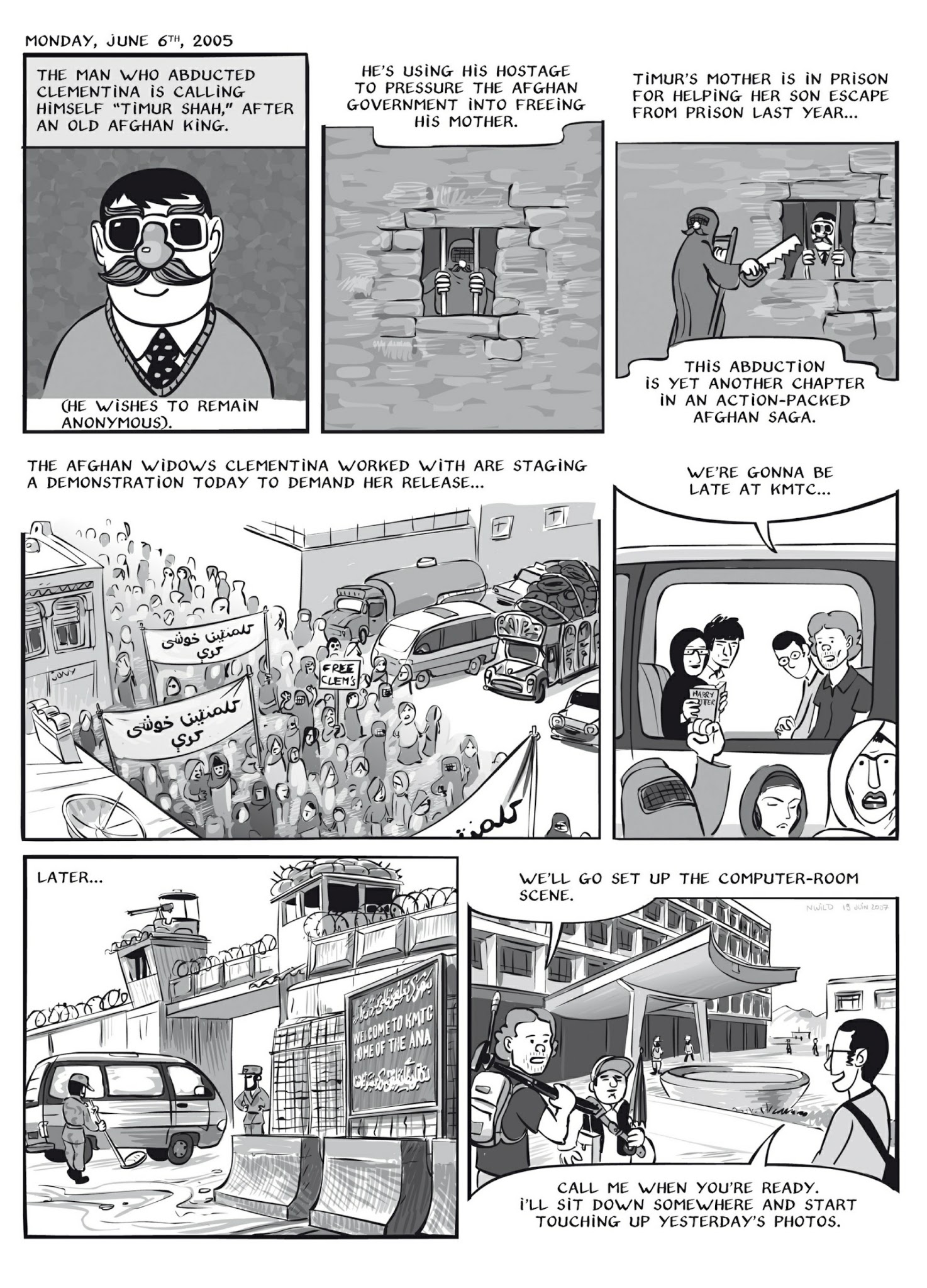 Read online Kabul Disco: How I Managed Not to be Abducted in Afghanistan comic -  Issue # TPB - 118