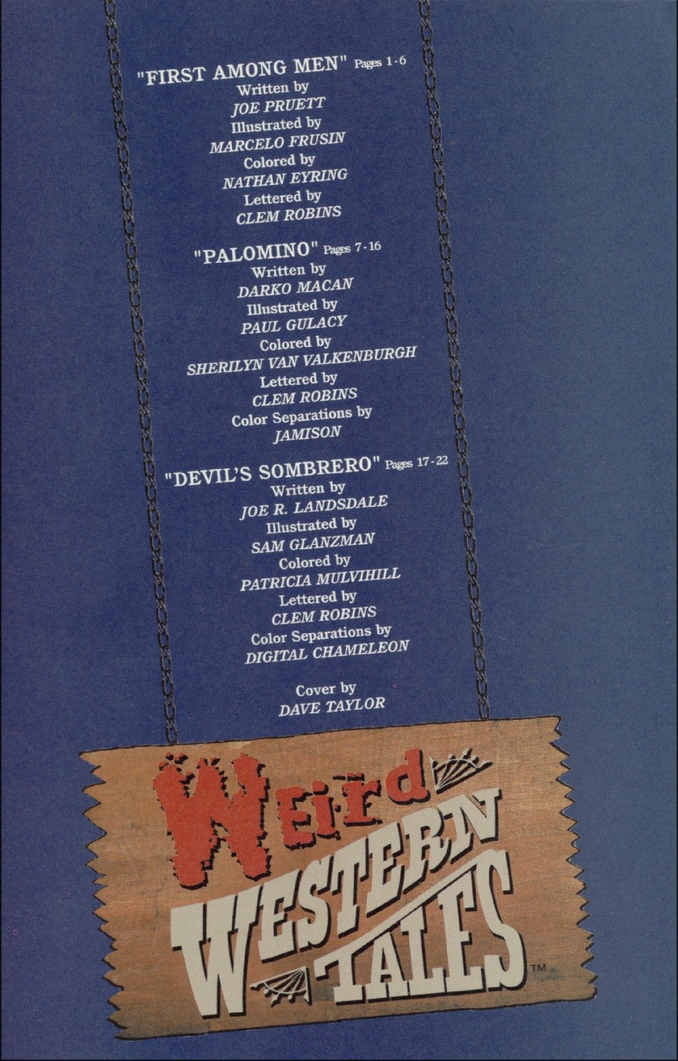 Read online Weird Western Tales (2001) comic -  Issue #2 - 3