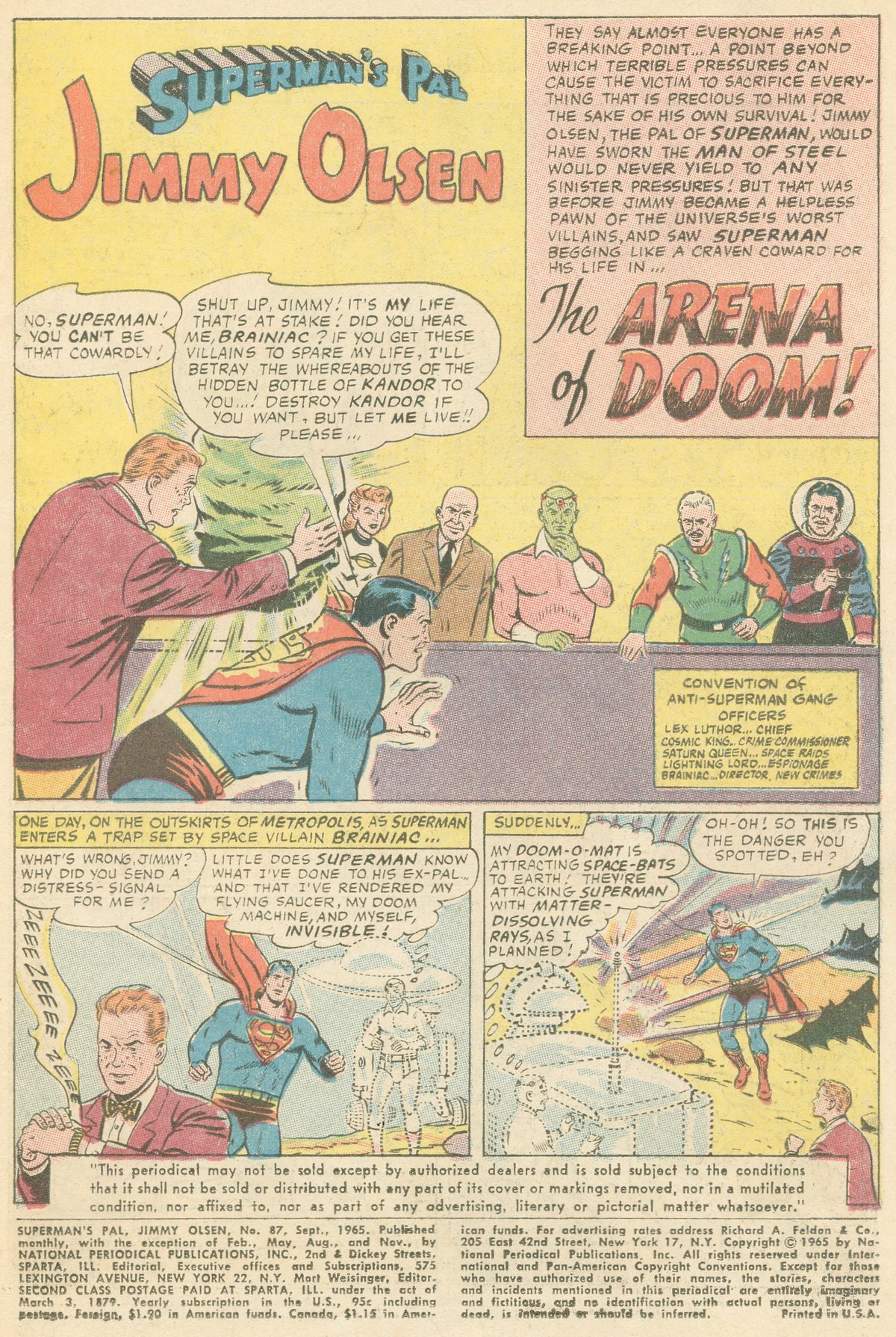Read online Superman's Pal Jimmy Olsen comic -  Issue #87 - 3