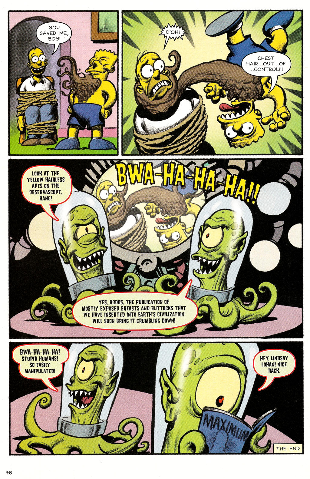 Read online Treehouse of Horror comic -  Issue #12 - 49