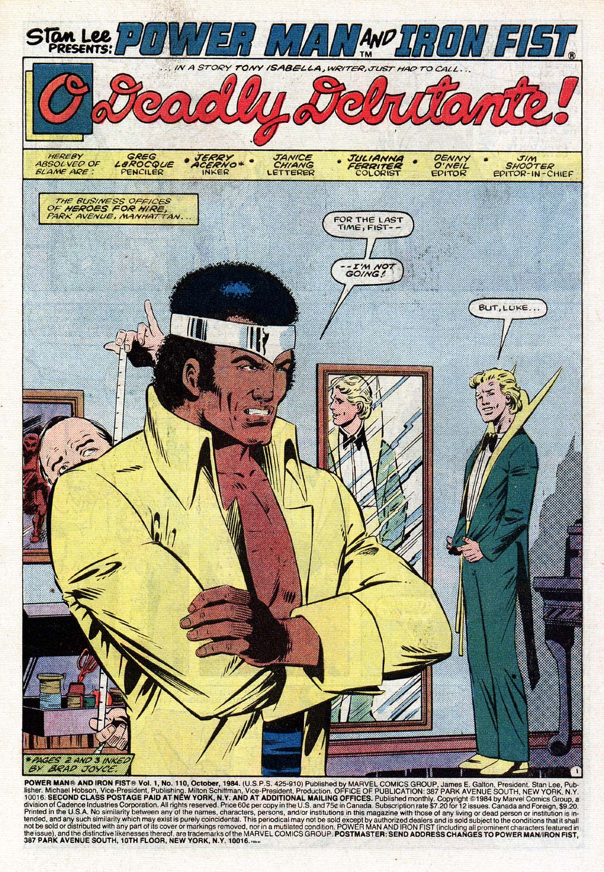 Read online Power Man and Iron Fist (1978) comic -  Issue #110 - 2