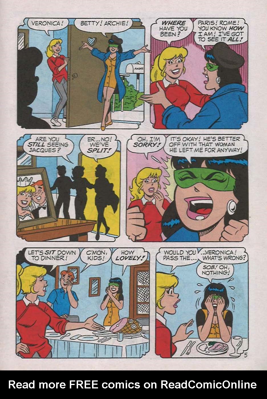 Read online Betty & Veronica Friends Double Digest comic -  Issue #217 - 159