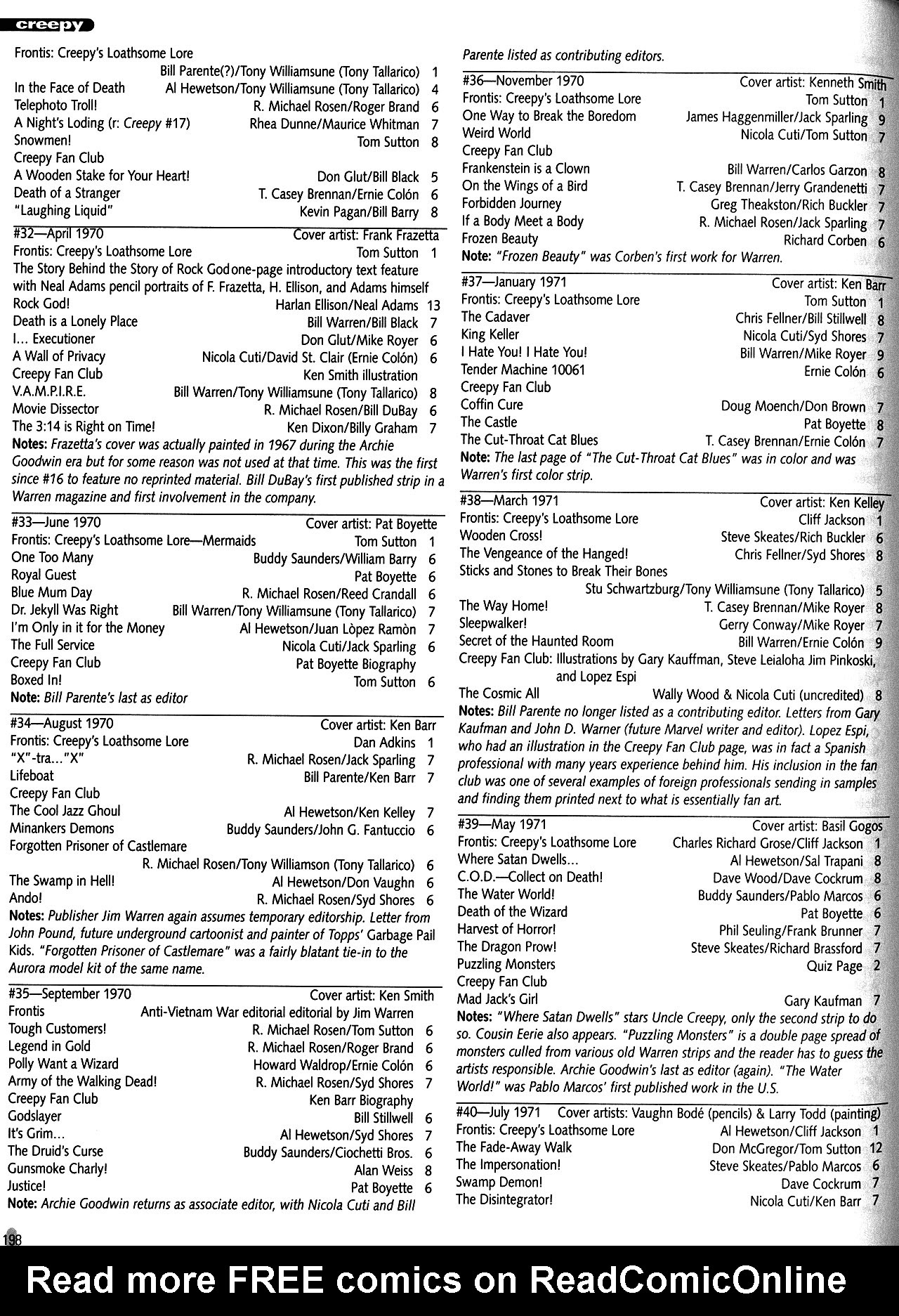 Read online Warren Companion comic -  Issue # TPB (Part 2) - 99