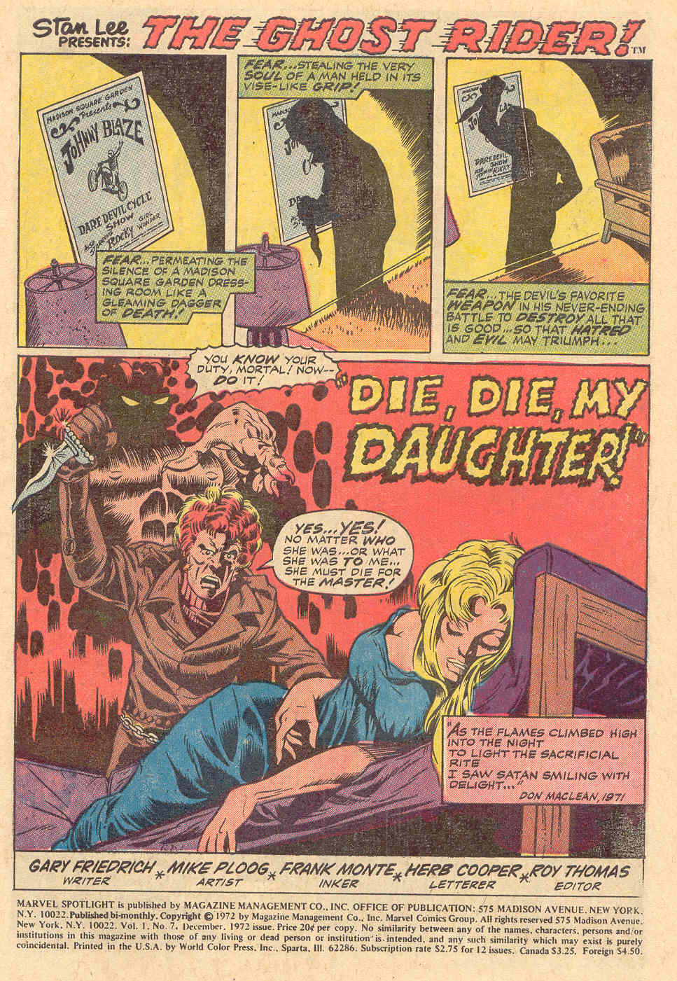 Read online Marvel Spotlight (1971) comic -  Issue #7 - 2