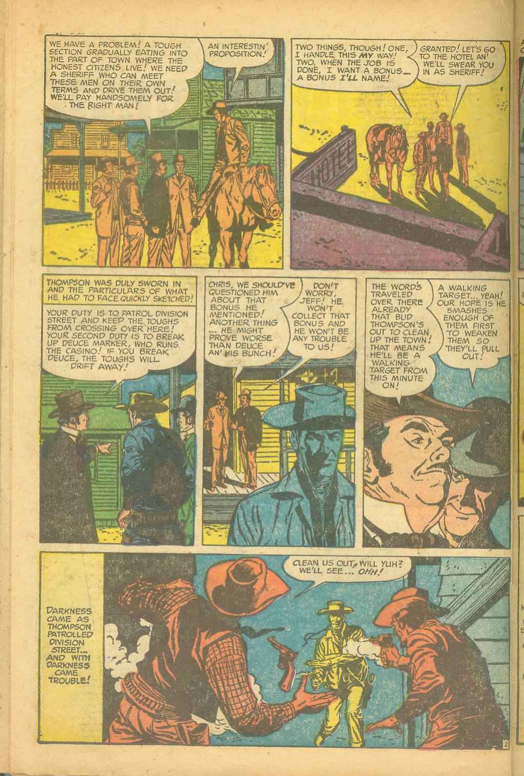 Read online Quick-Trigger Western comic -  Issue #18 - 22