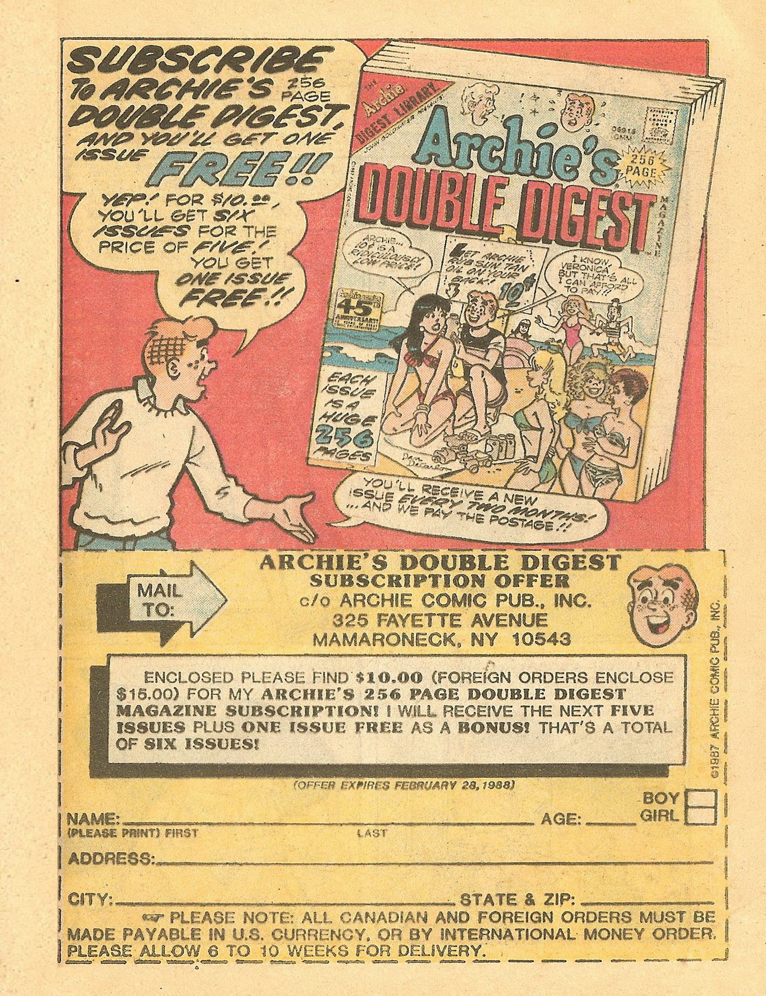 Read online Betty and Veronica Digest Magazine comic -  Issue #27 - 48