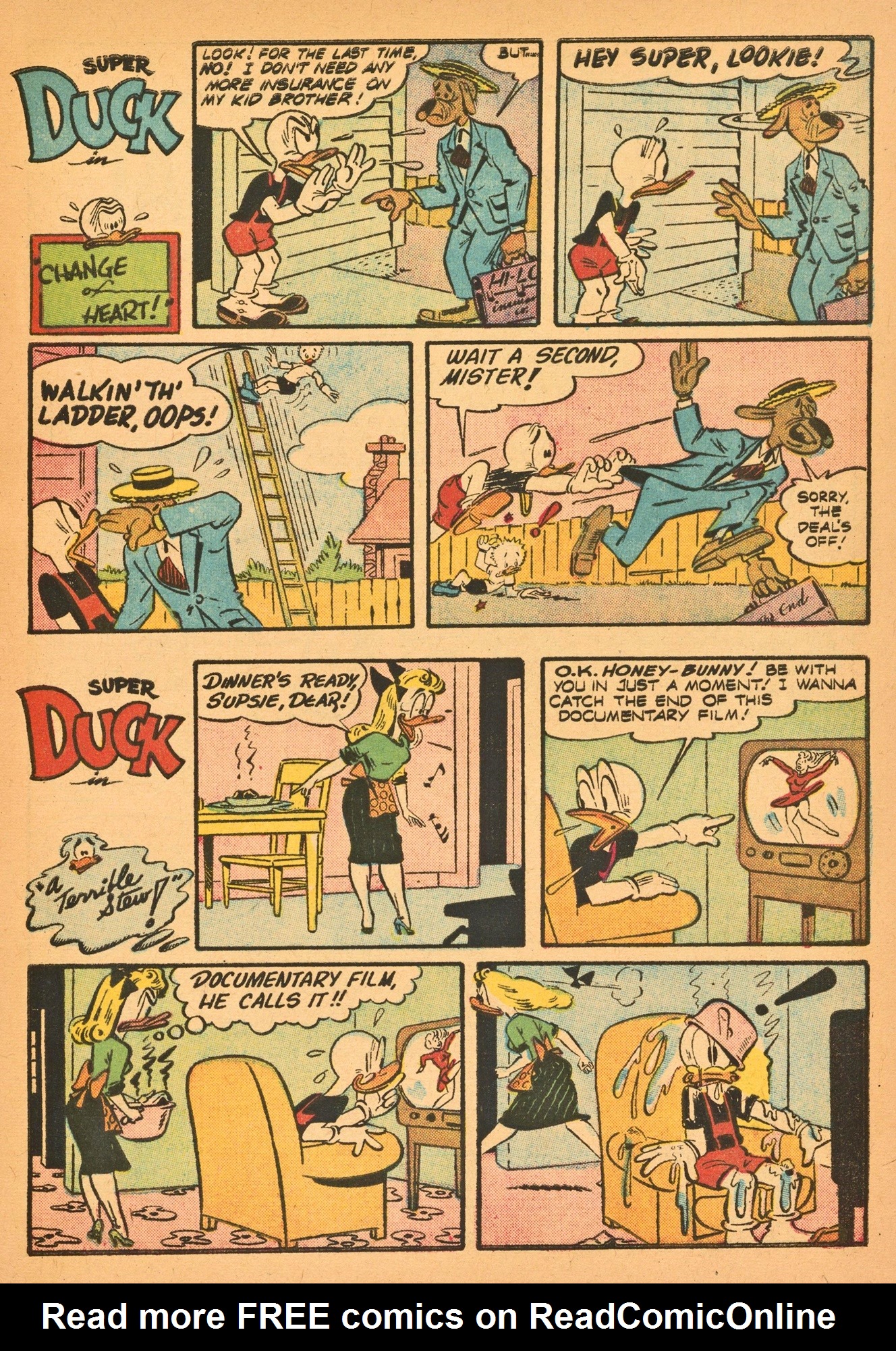 Read online Super Duck Comics comic -  Issue #63 - 9