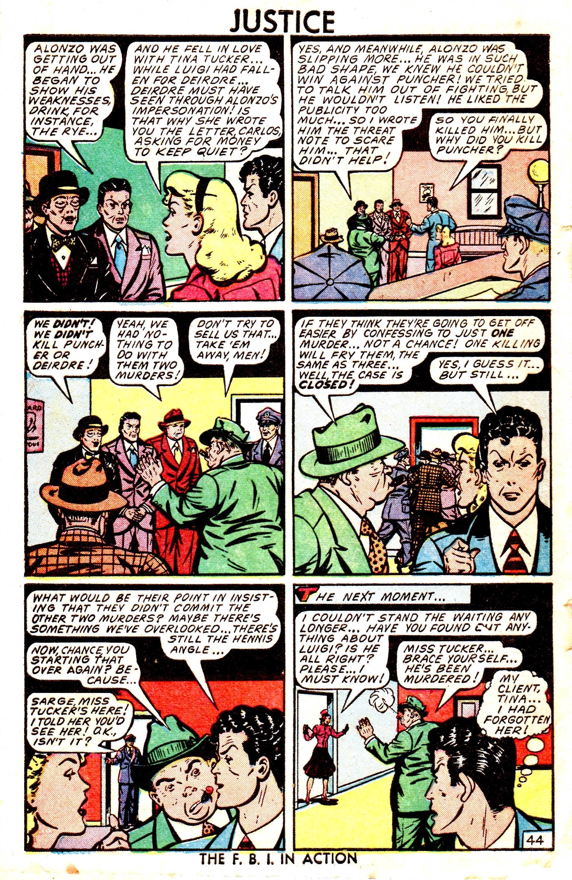 Read online Justice Comics (1947) comic -  Issue #1 - 47