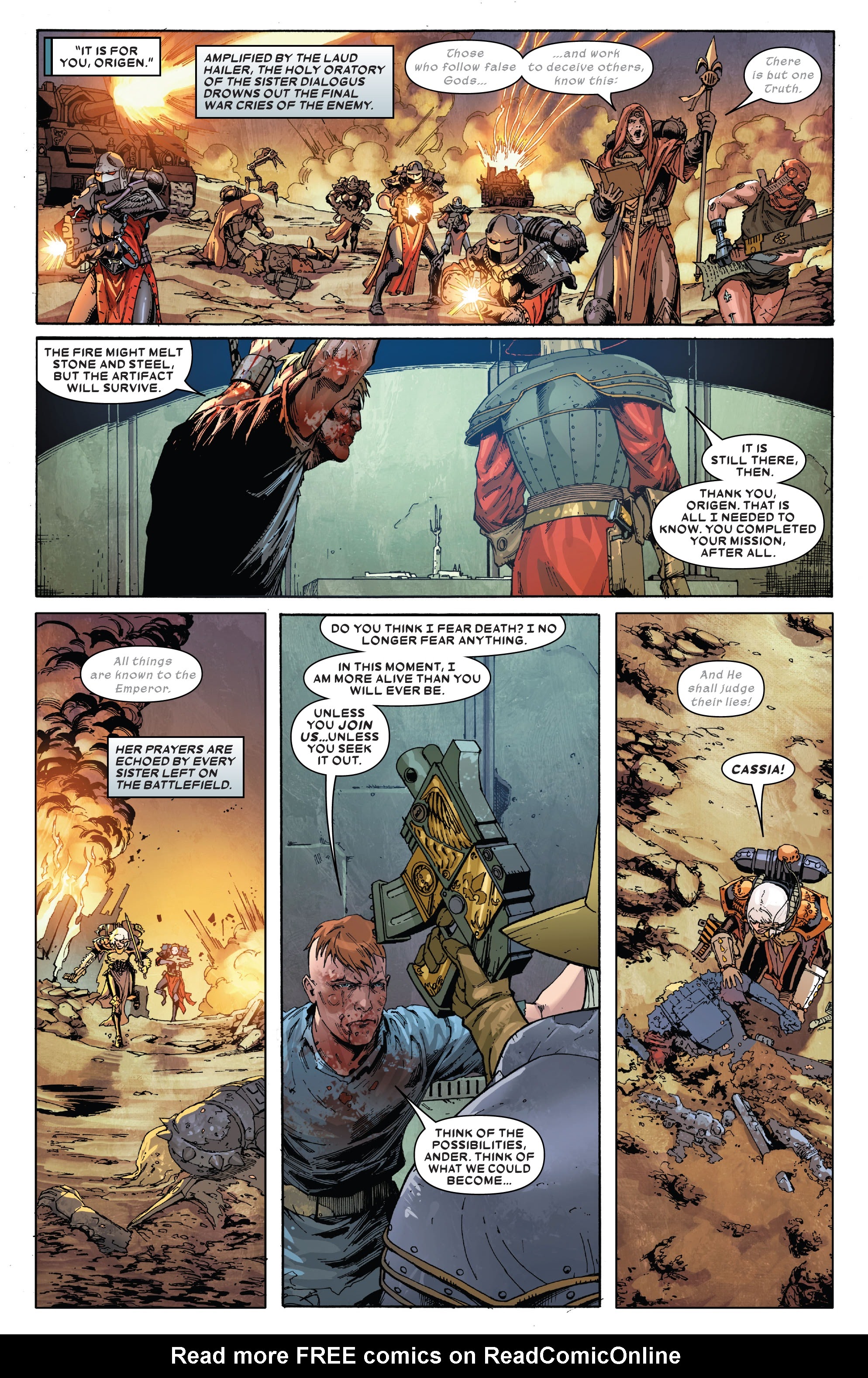 Read online Warhammer 40,000: Sisters Of Battle comic -  Issue #5 - 22