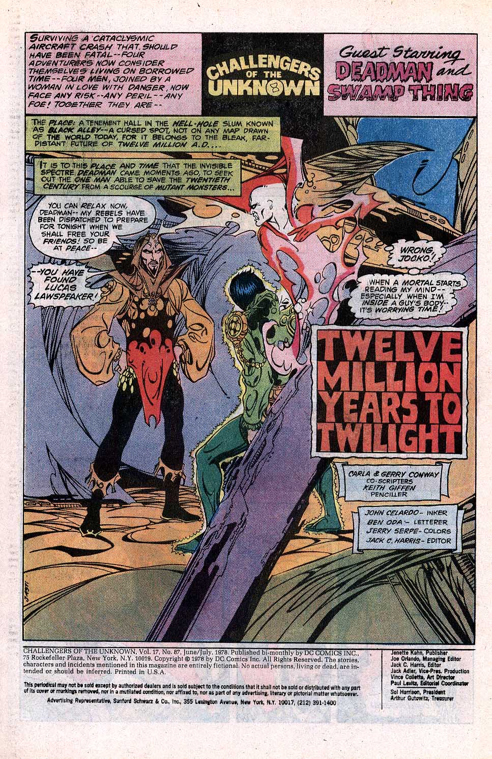 Read online Challengers of the Unknown (1958) comic -  Issue #87 - 2