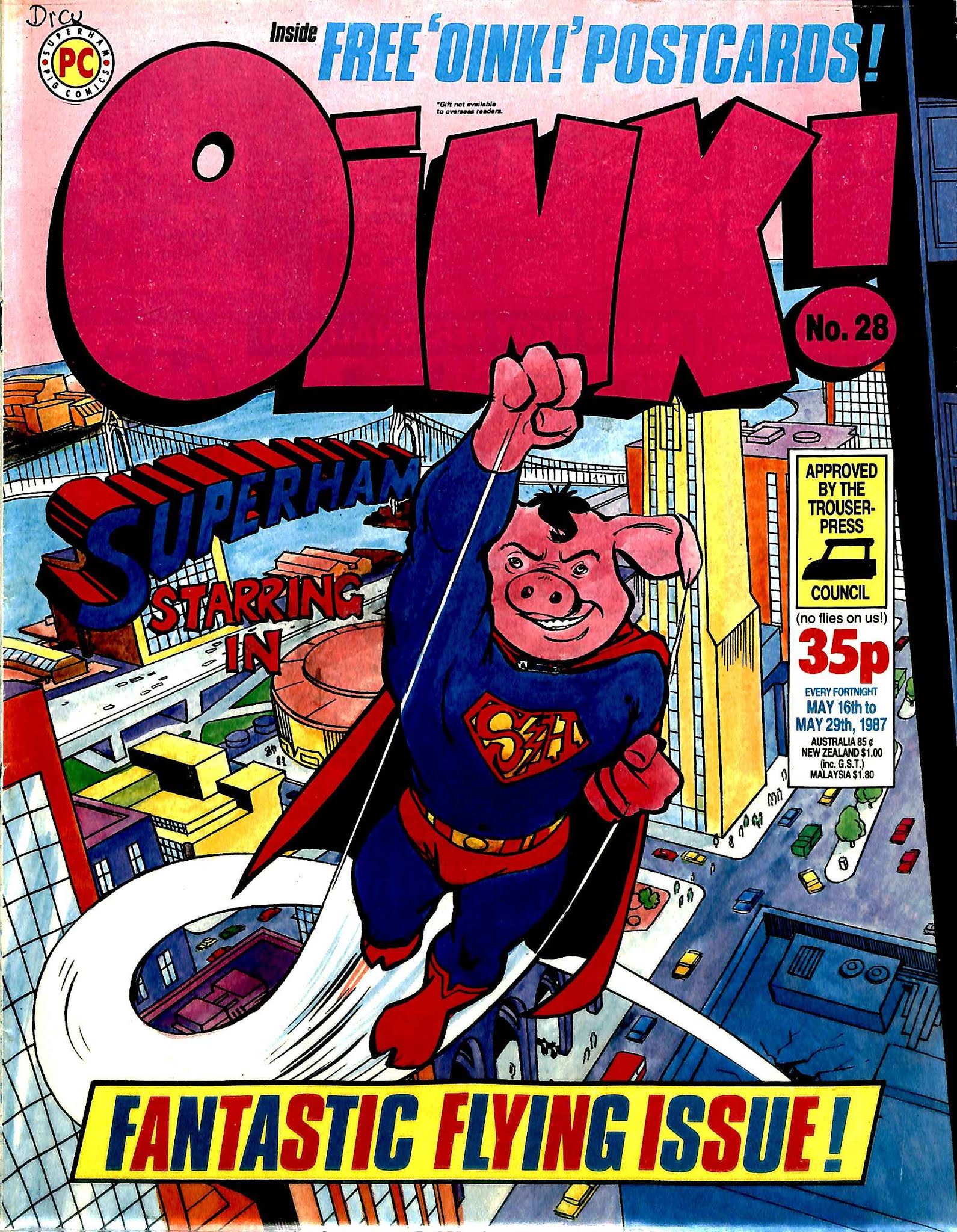Read online Oink! comic -  Issue #28 - 1