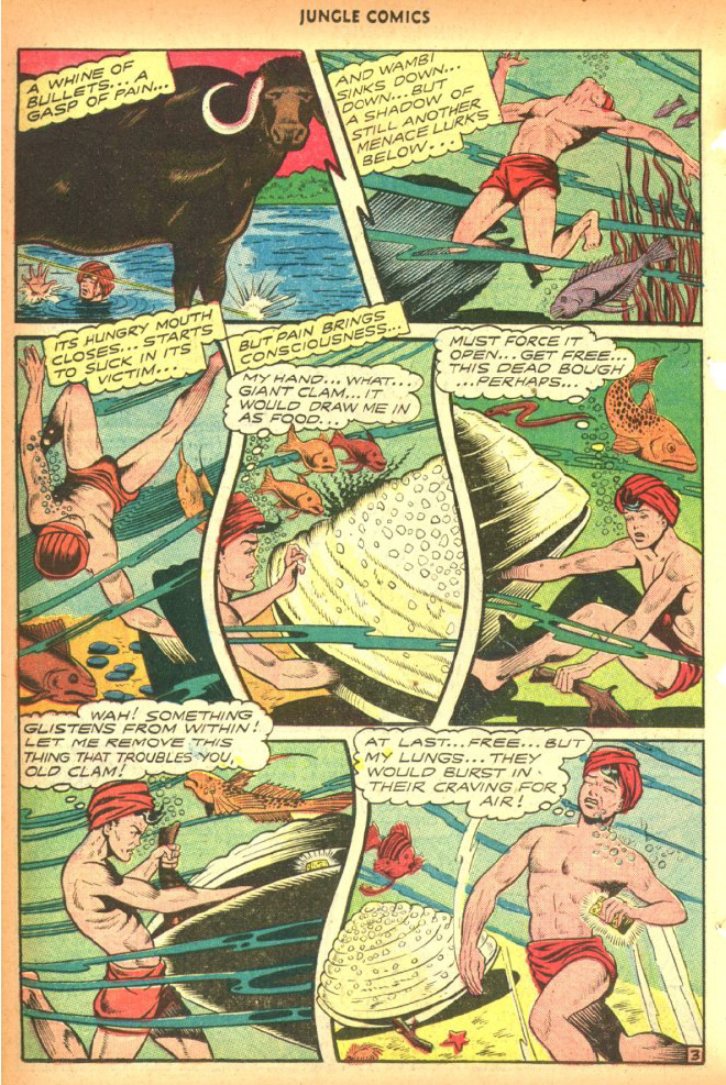 Read online Jungle Comics comic -  Issue #90 - 32