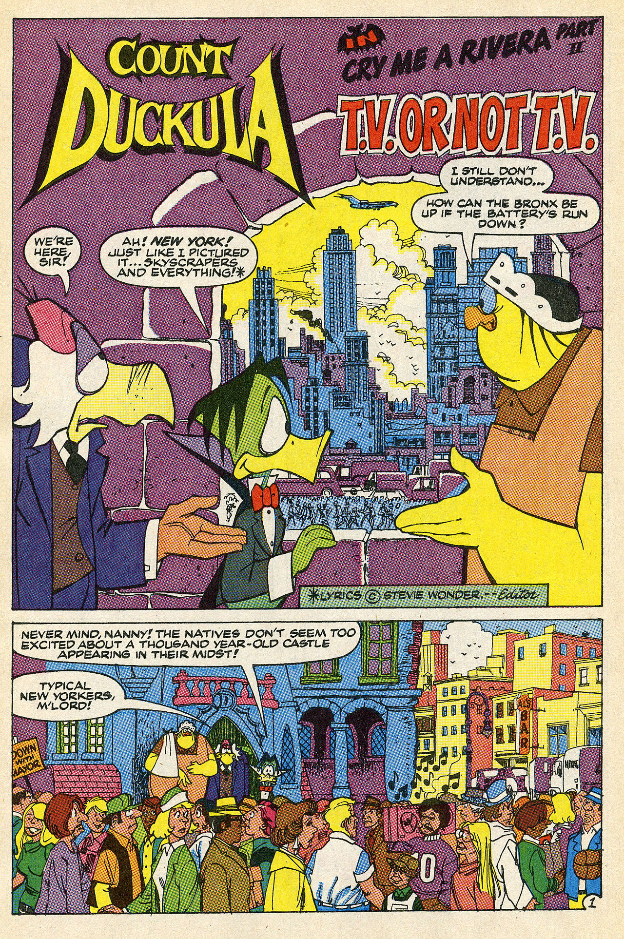Read online Count Duckula comic -  Issue #8 - 14