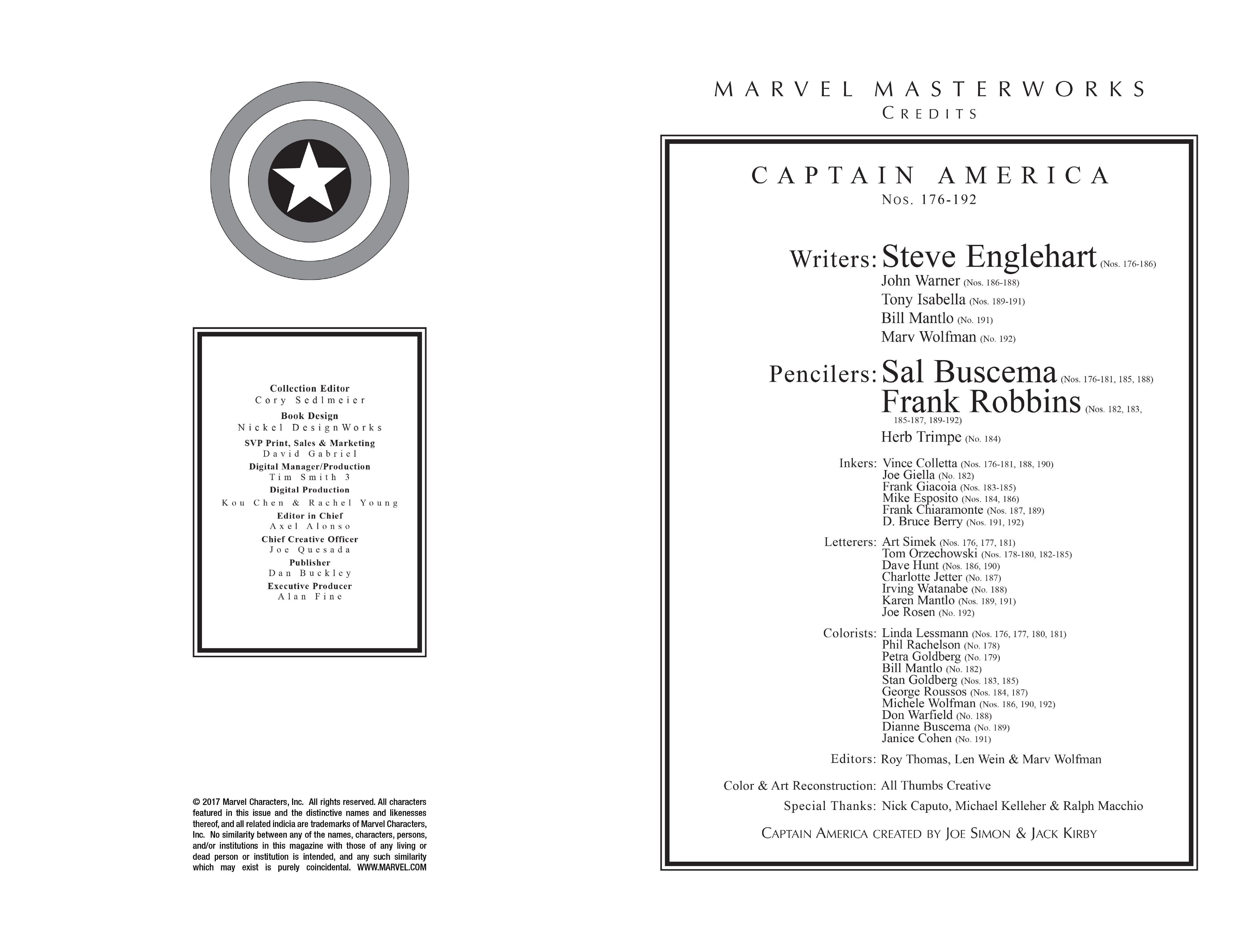 Read online Marvel Masterworks: Captain America comic -  Issue # TPB 9 (Part 1) - 3