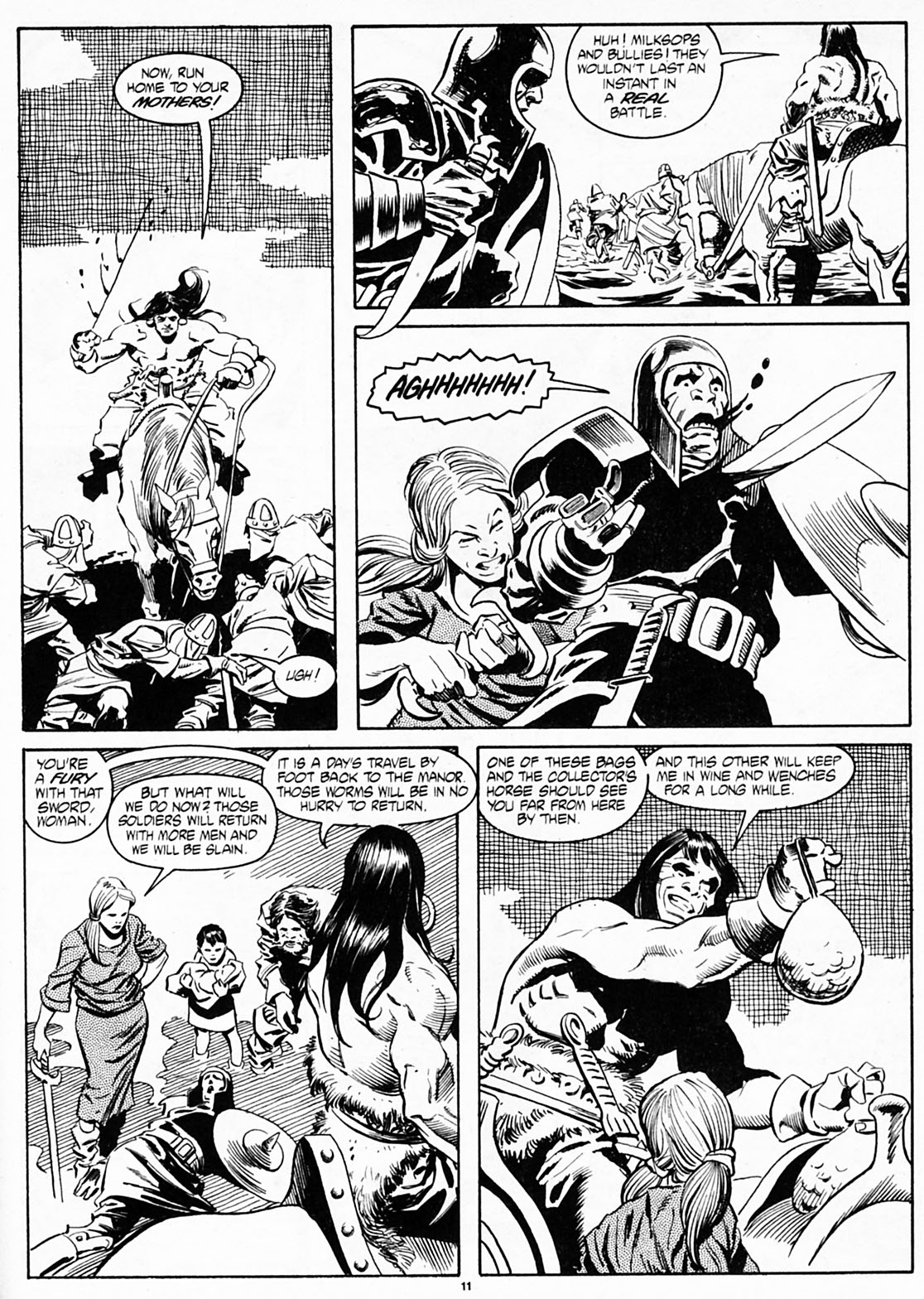 Read online The Savage Sword Of Conan comic -  Issue #186 - 13