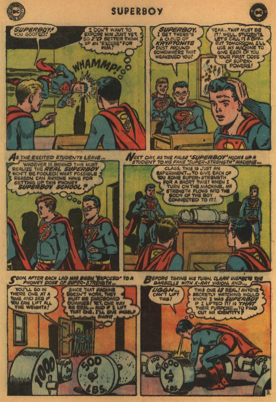 Read online Superboy (1949) comic -  Issue #61 - 23