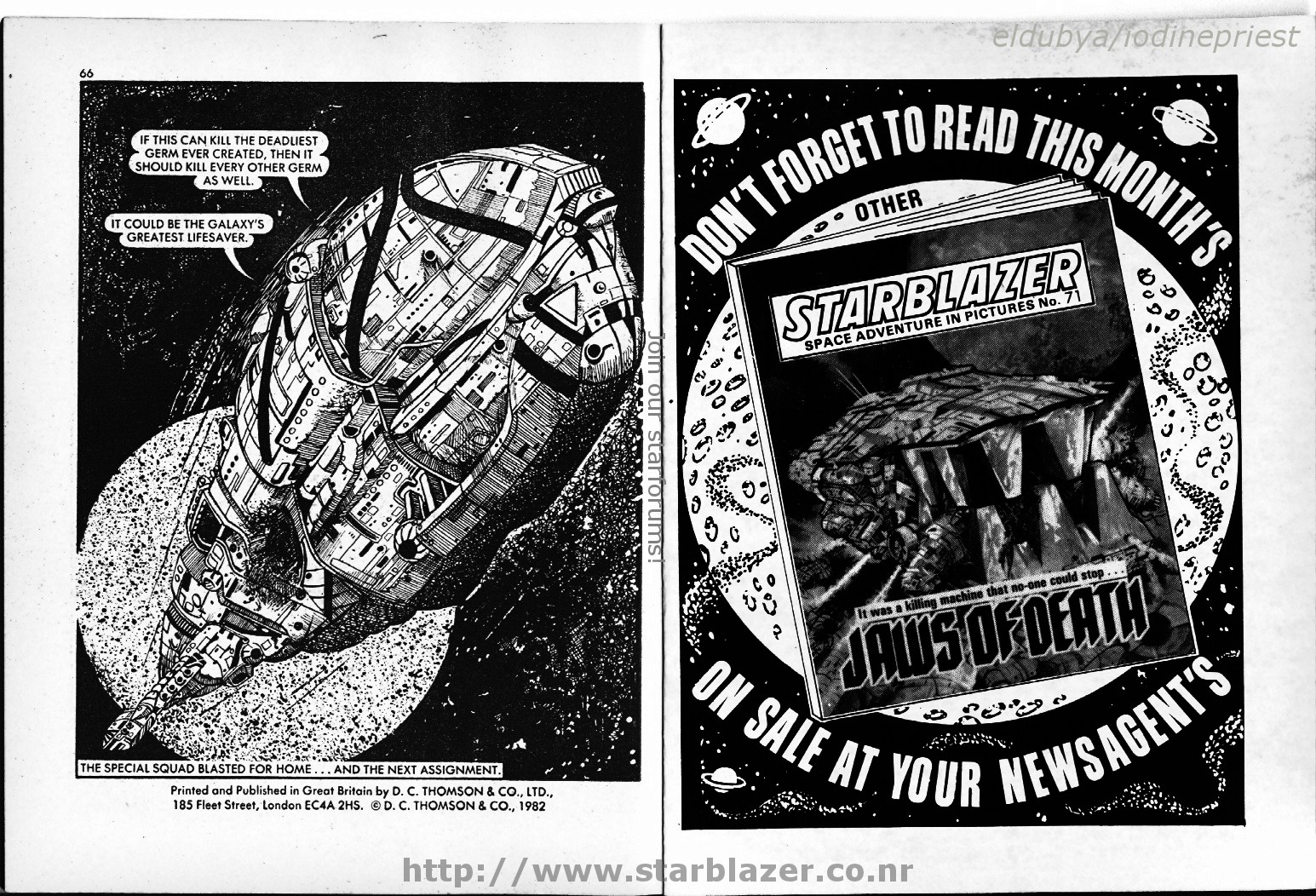 Read online Starblazer comic -  Issue #70 - 35