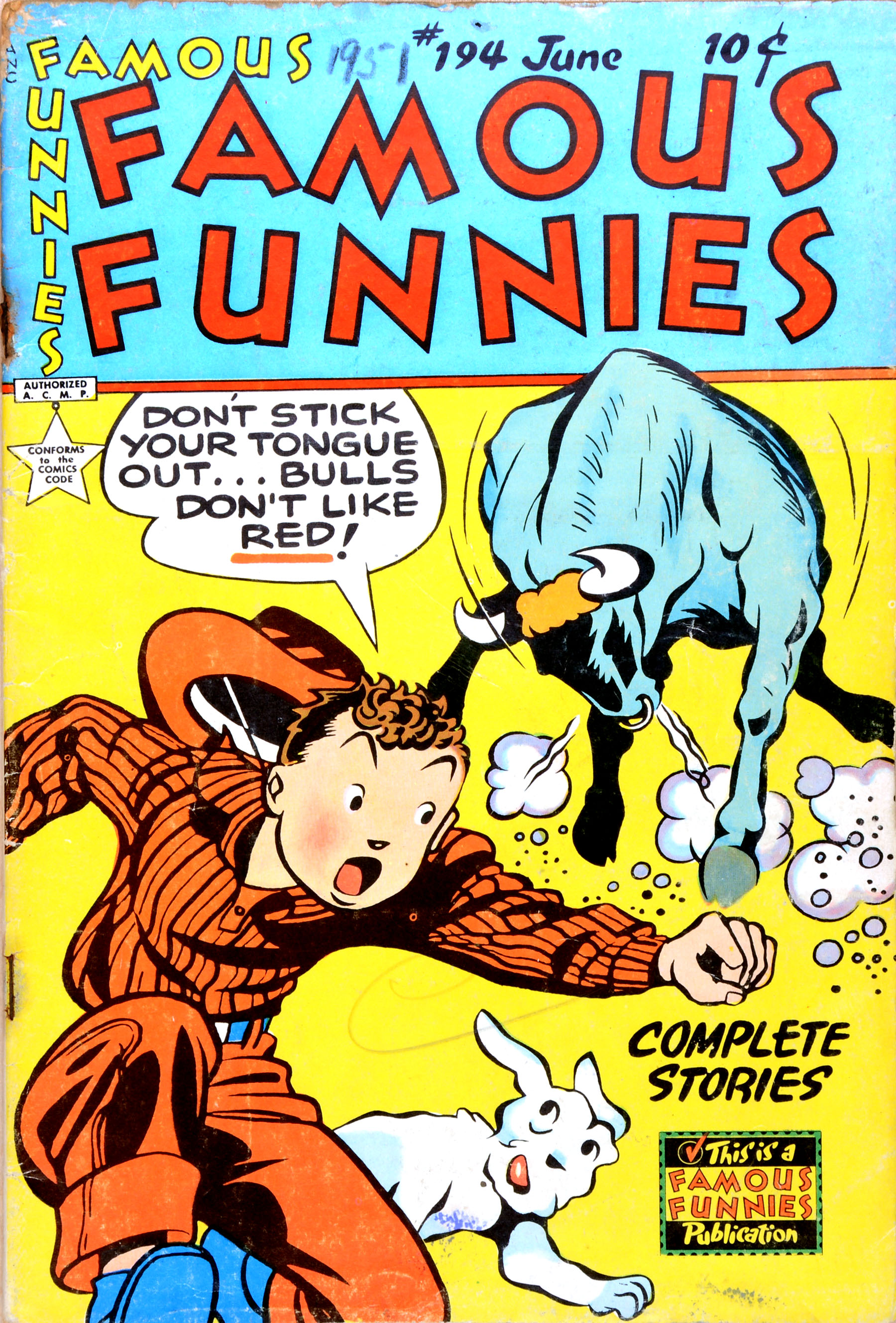 Read online Famous Funnies comic -  Issue #194 - 1