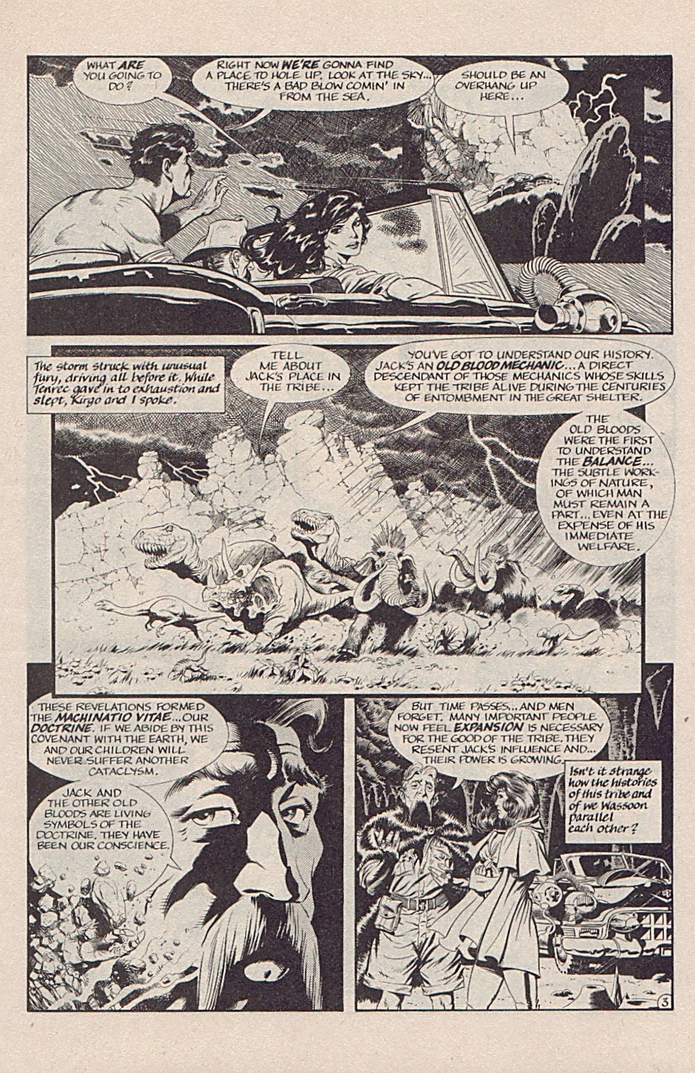 Read online Xenozoic Tales comic -  Issue #10 - 6