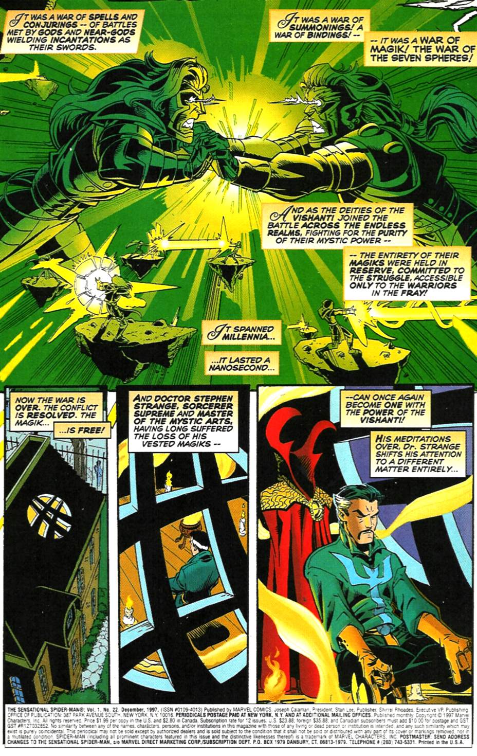 Read online The Sensational Spider-Man (1996) comic -  Issue #22 - 2