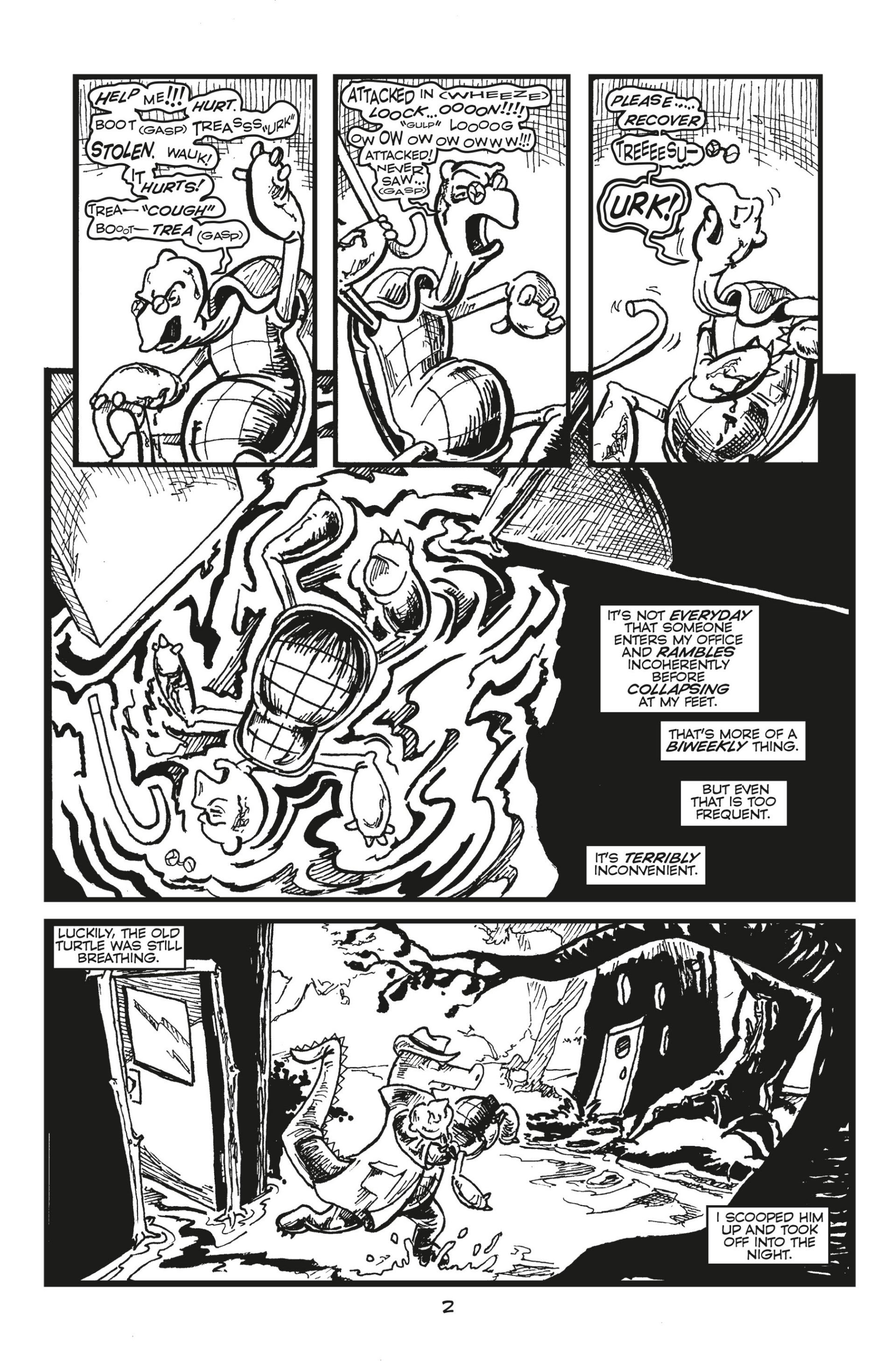 Read online Charlie Croc: Private Eye comic -  Issue #1 - 4