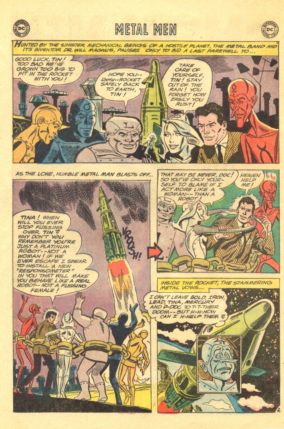 Read online Metal Men (1963) comic -  Issue #5 - 4