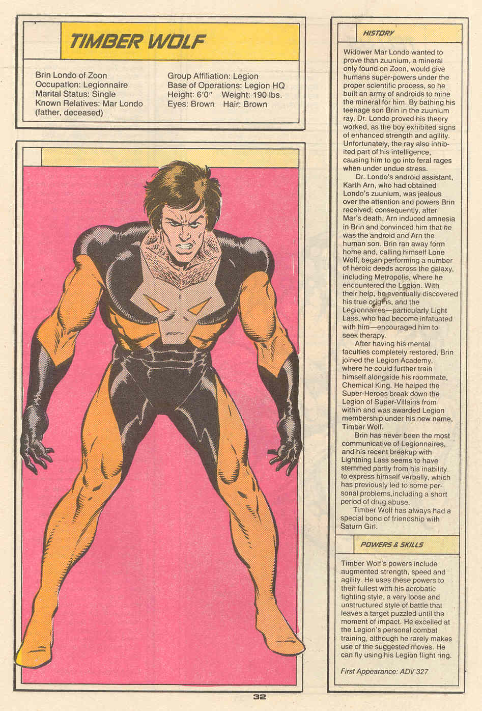 Read online Who's Who in the Legion of Super-Heroes comic -  Issue #6 - 33