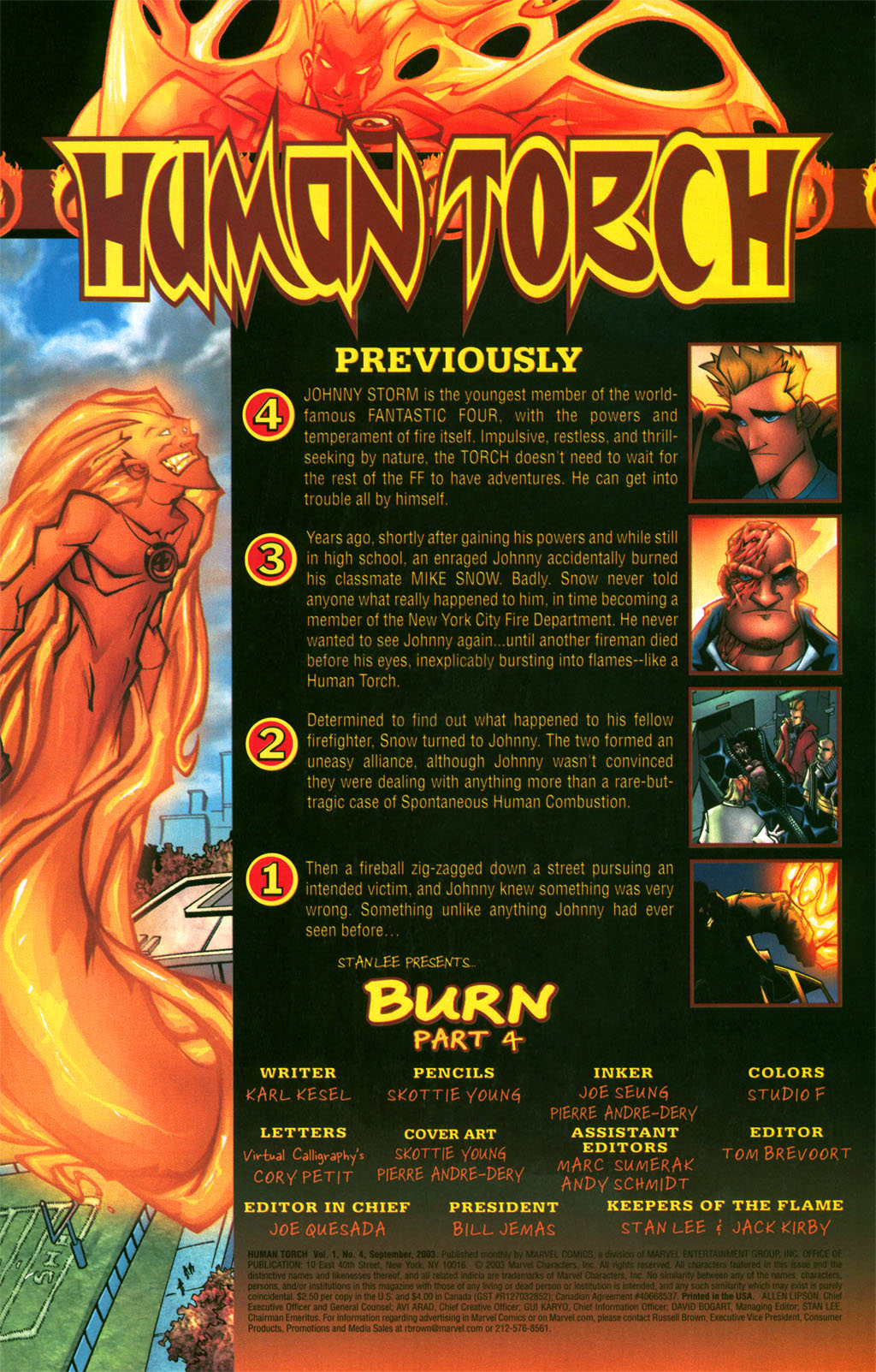Read online Human Torch comic -  Issue #4 - 2