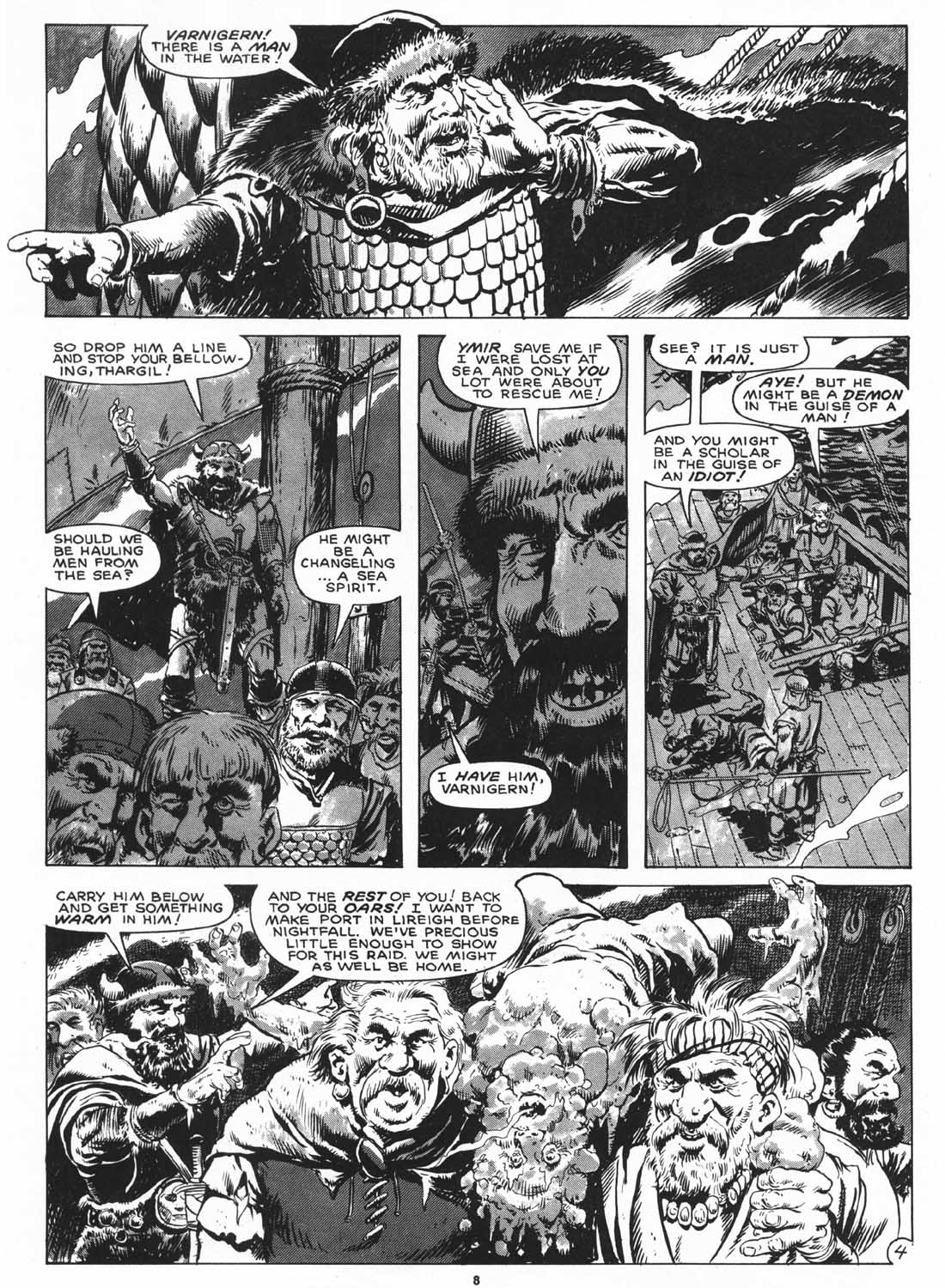 Read online The Savage Sword Of Conan comic -  Issue #170 - 10