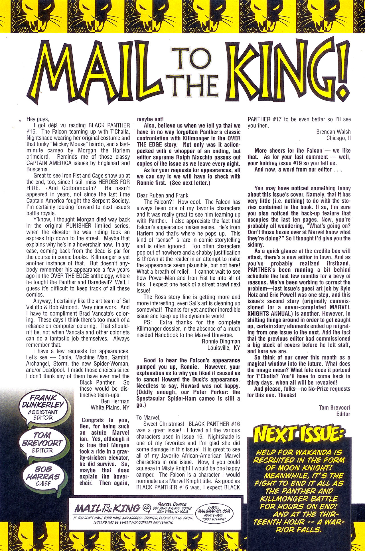 Read online Black Panther (1998) comic -  Issue #19 - 25