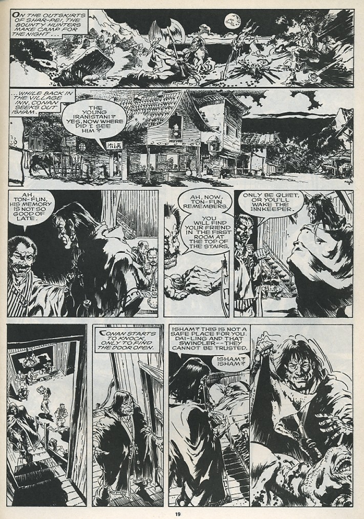 Read online The Savage Sword Of Conan comic -  Issue #175 - 21