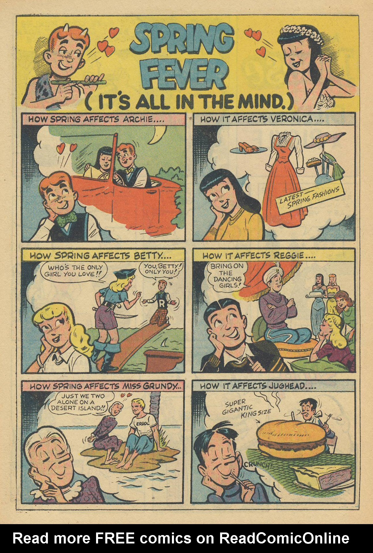 Read online Archie's Joke Book Magazine comic -  Issue #22 - 30