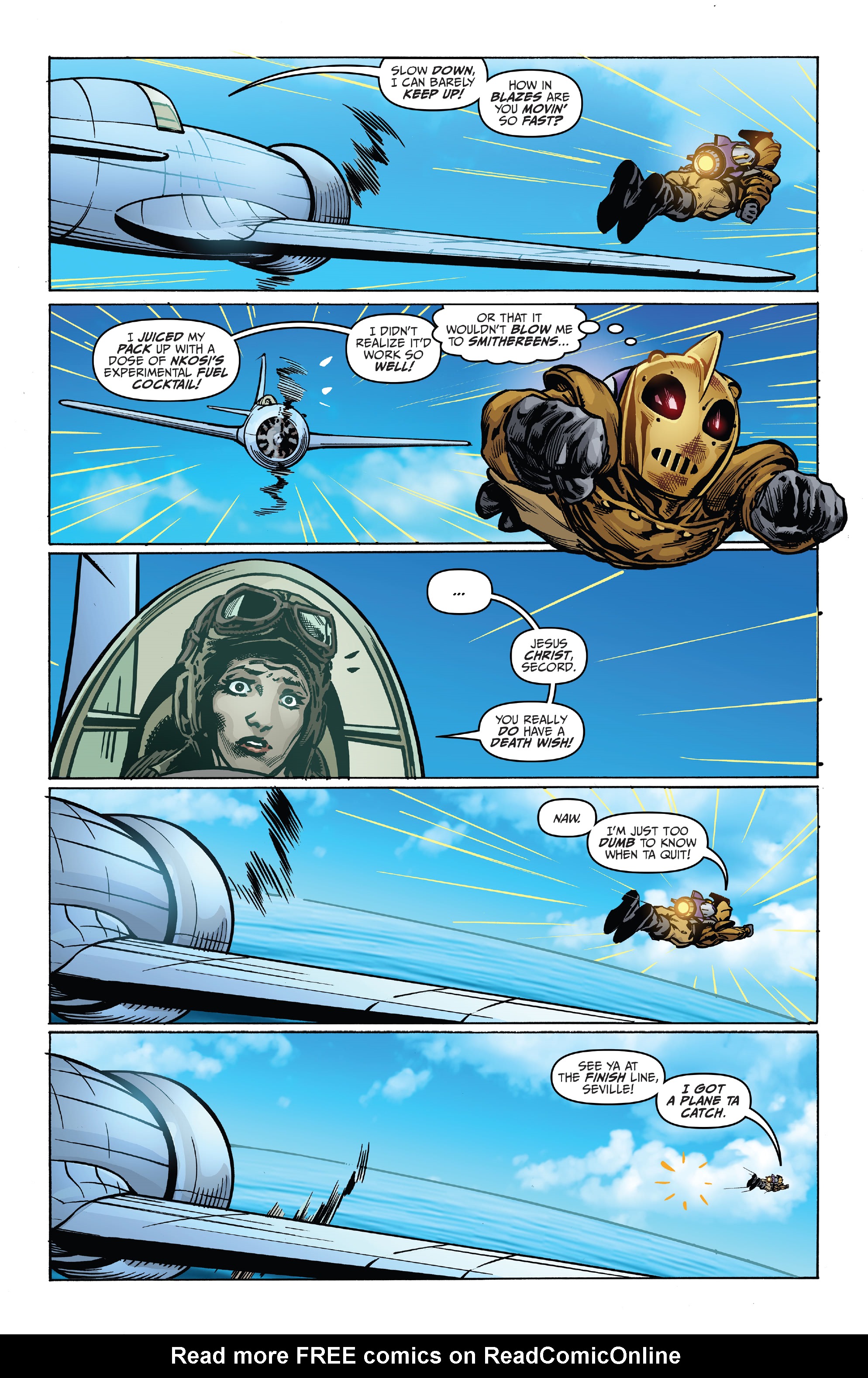Read online The Rocketeer: The Great Race comic -  Issue #4 - 7