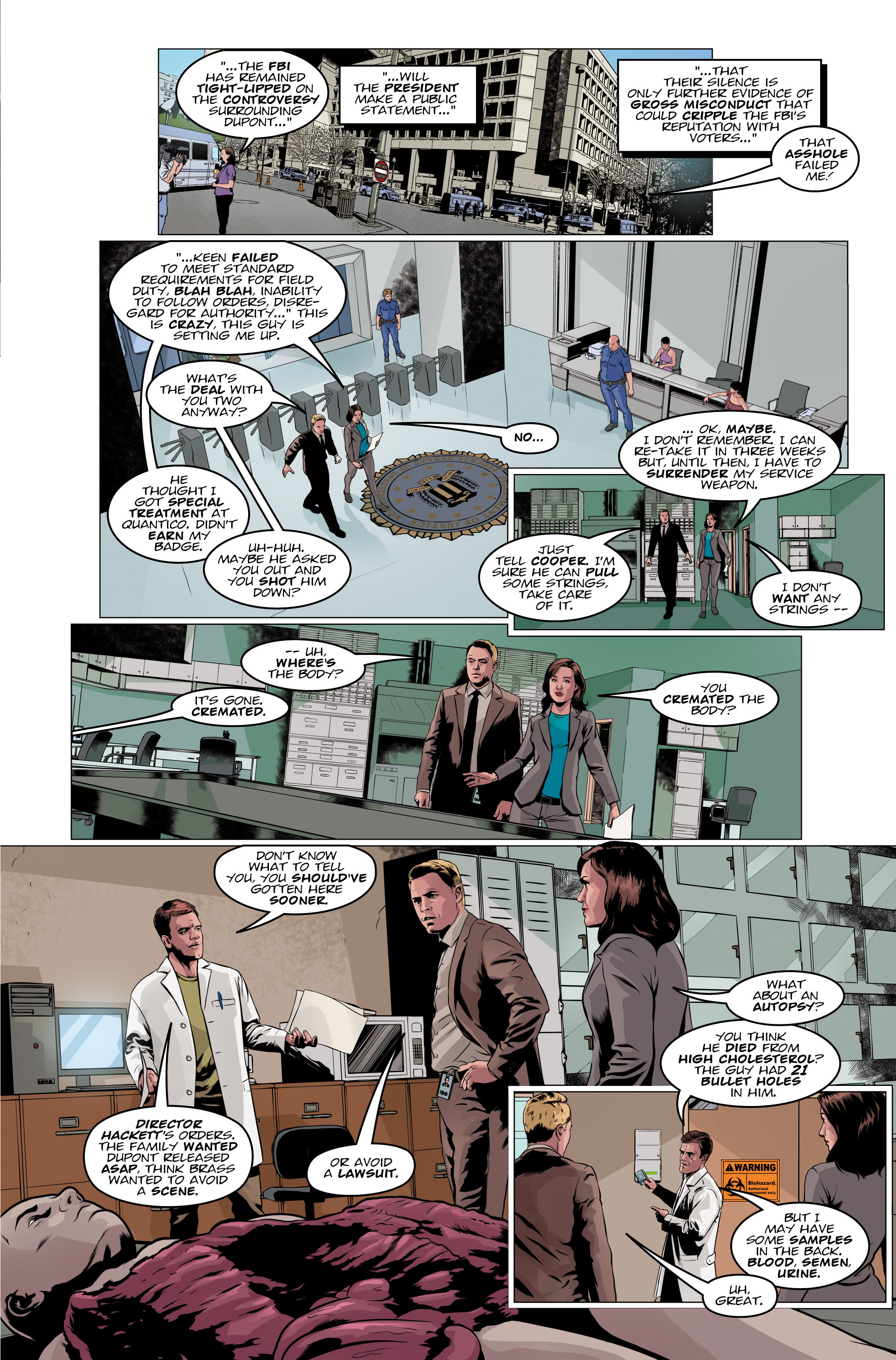 Read online The Blacklist comic -  Issue #1 - 15