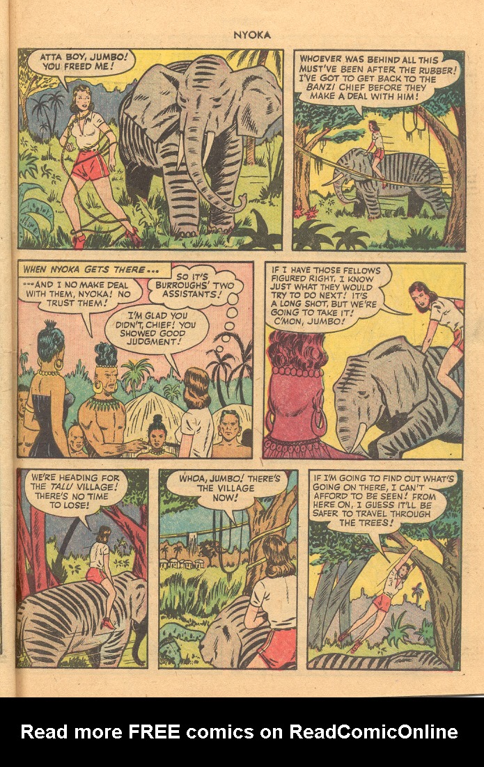 Read online Nyoka the Jungle Girl (1945) comic -  Issue #27 - 45