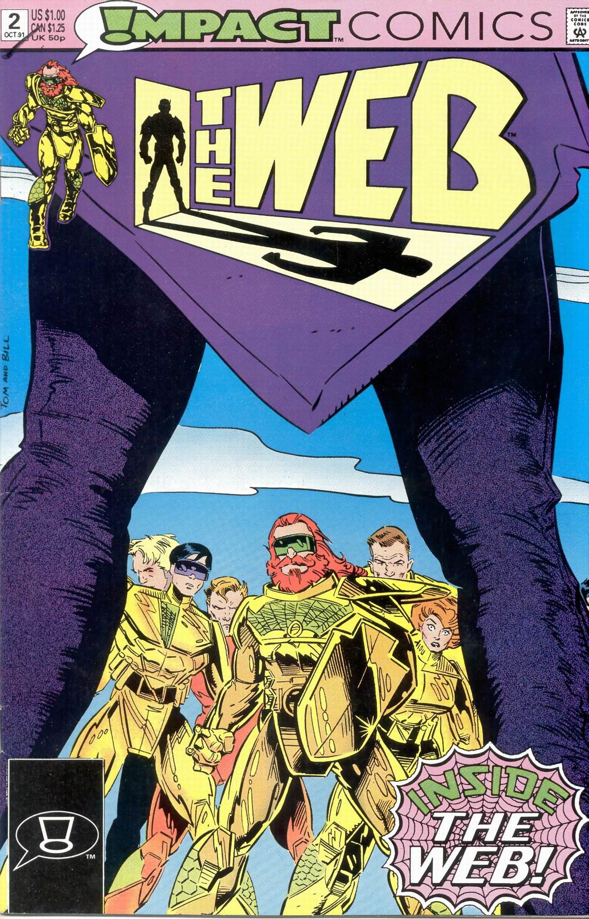 Read online The Web (1991) comic -  Issue #2 - 1