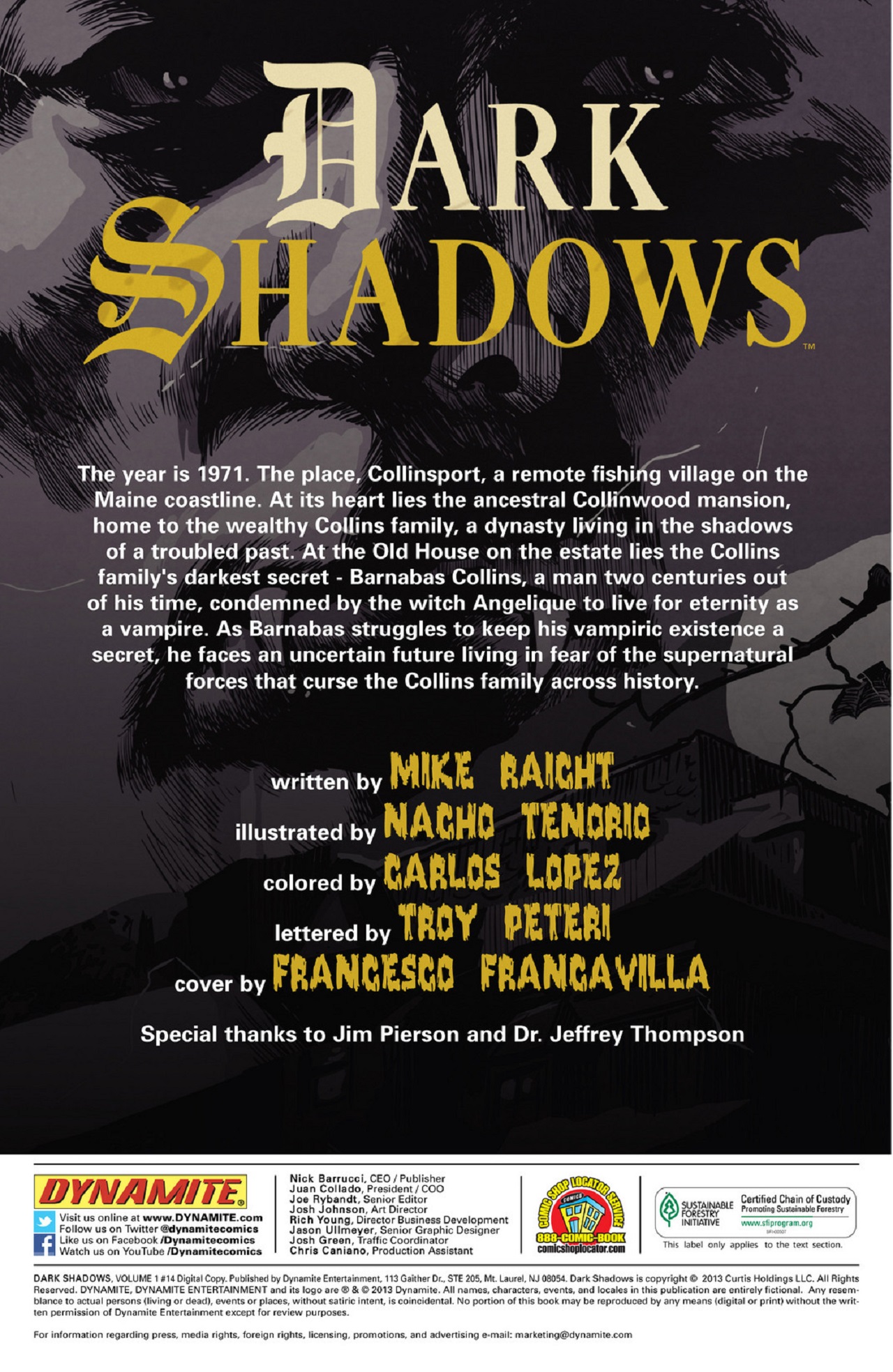 Read online Dark Shadows comic -  Issue #14 - 2