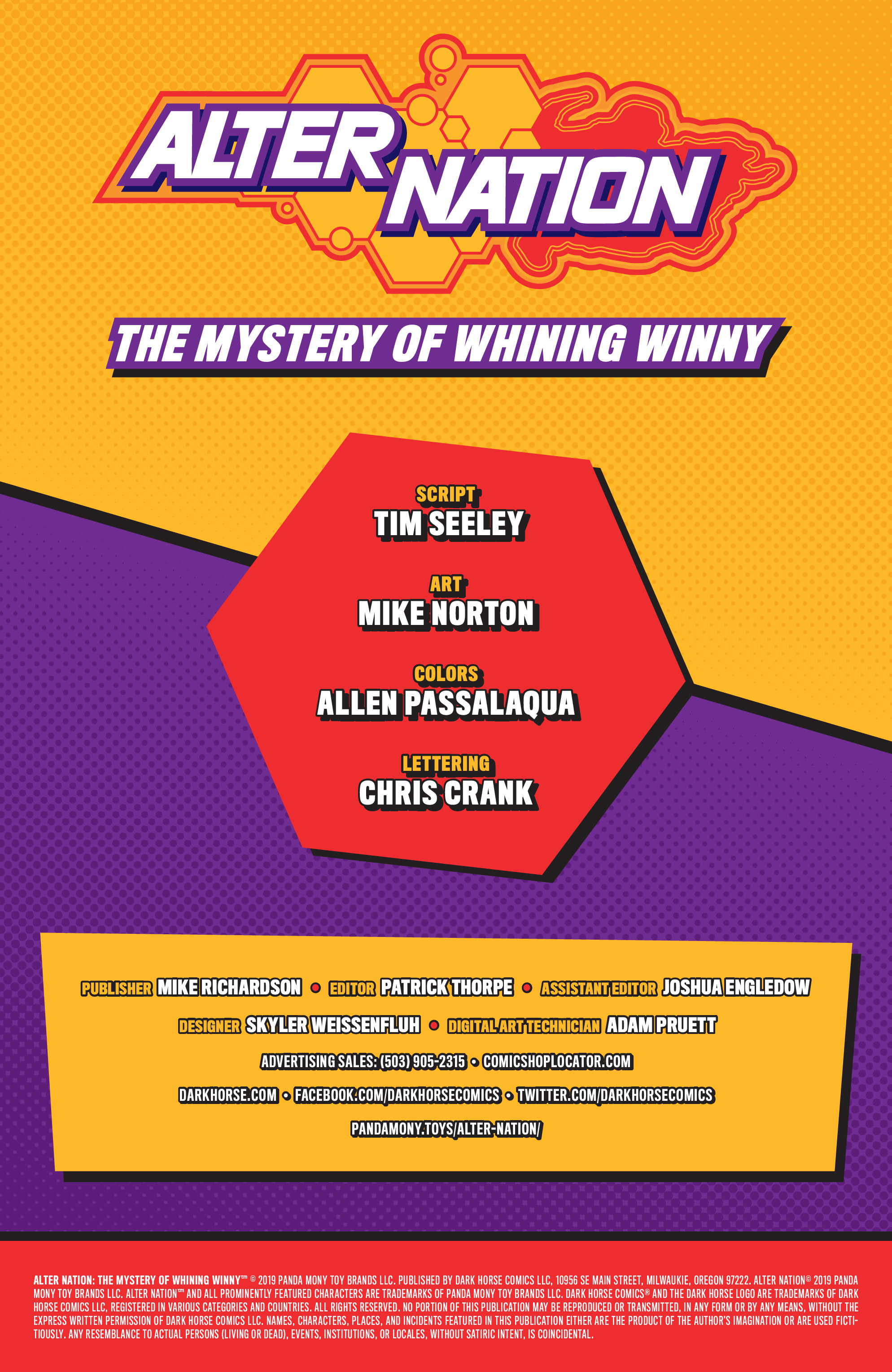Read online Alter Nation: The Mystery of Whining Winny comic -  Issue # Full - 2