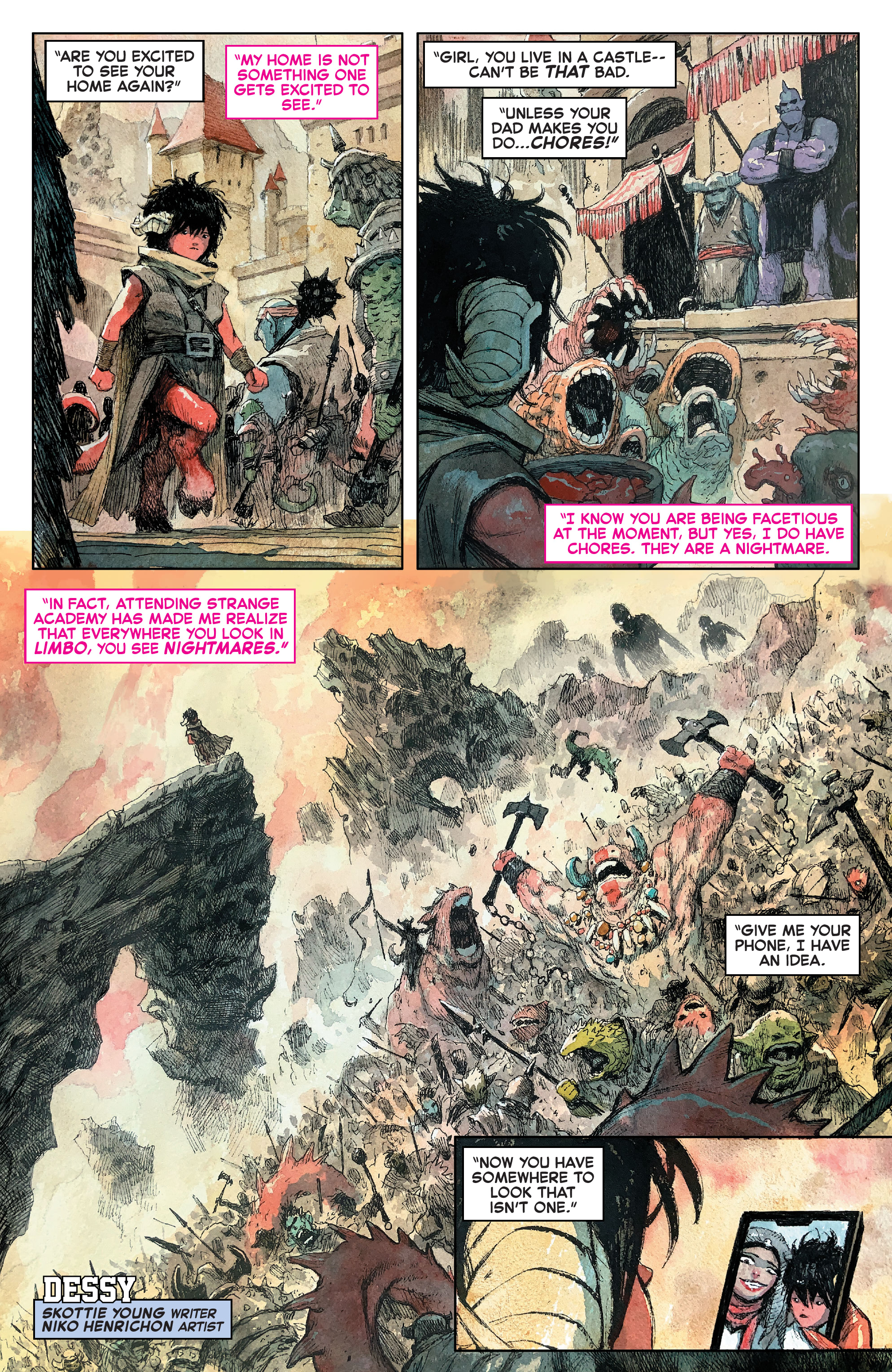 Read online Death of Doctor Strange: One-Shots comic -  Issue # Strange Academy Presents - 23