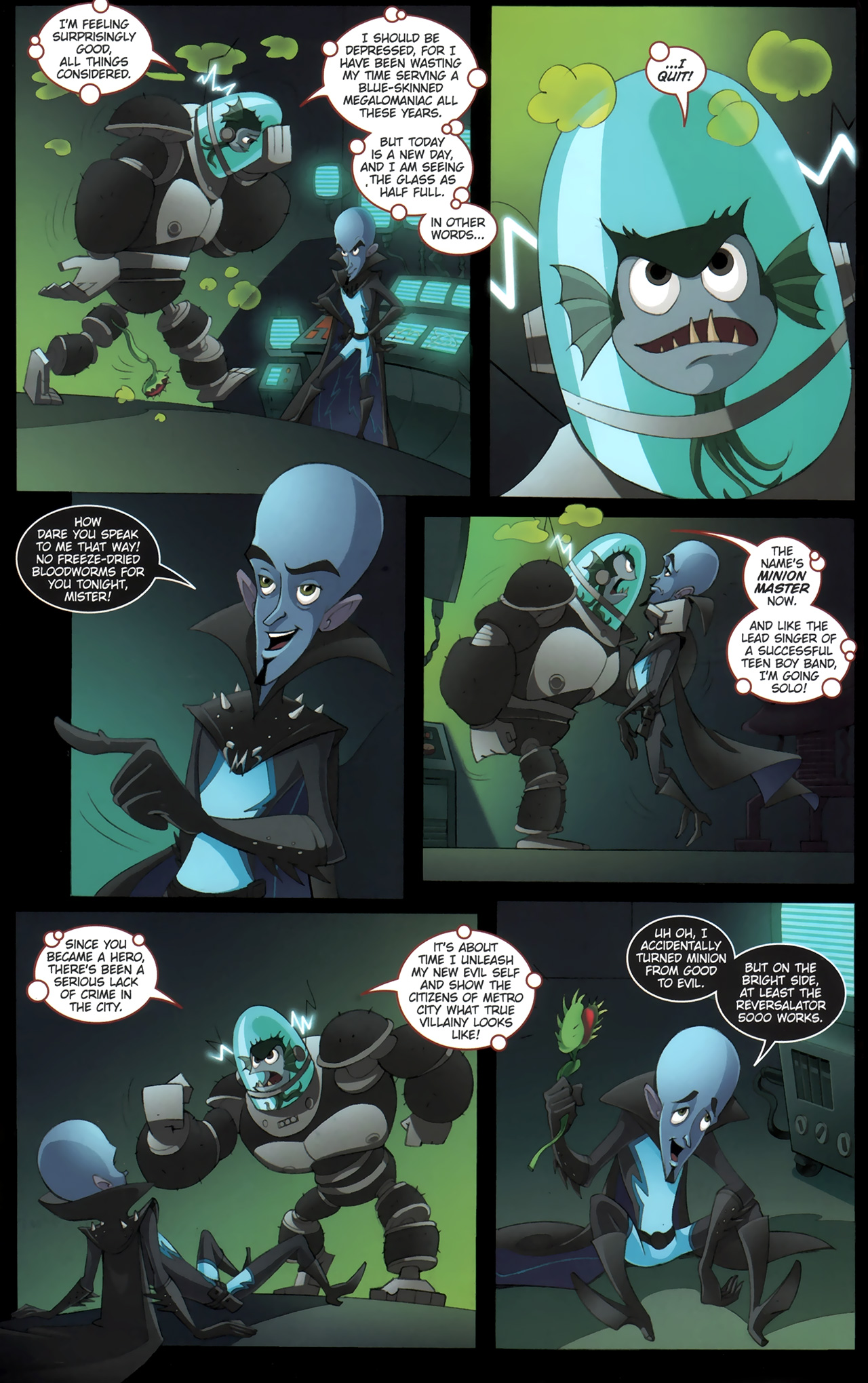 Read online Megamind: Bad. Blue. Brilliant. comic -  Issue #2 - 6