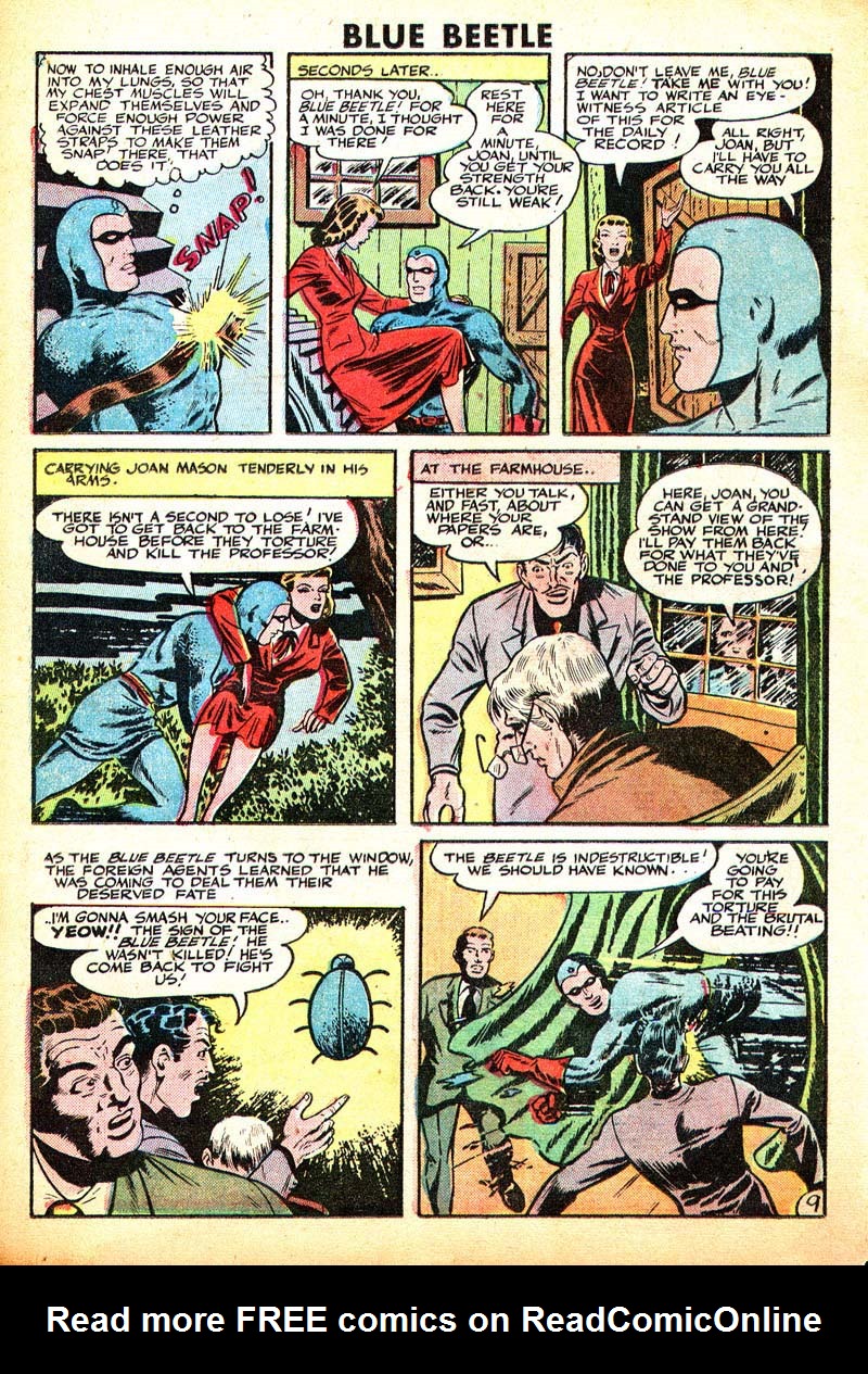 Read online The Blue Beetle comic -  Issue #58 - 21